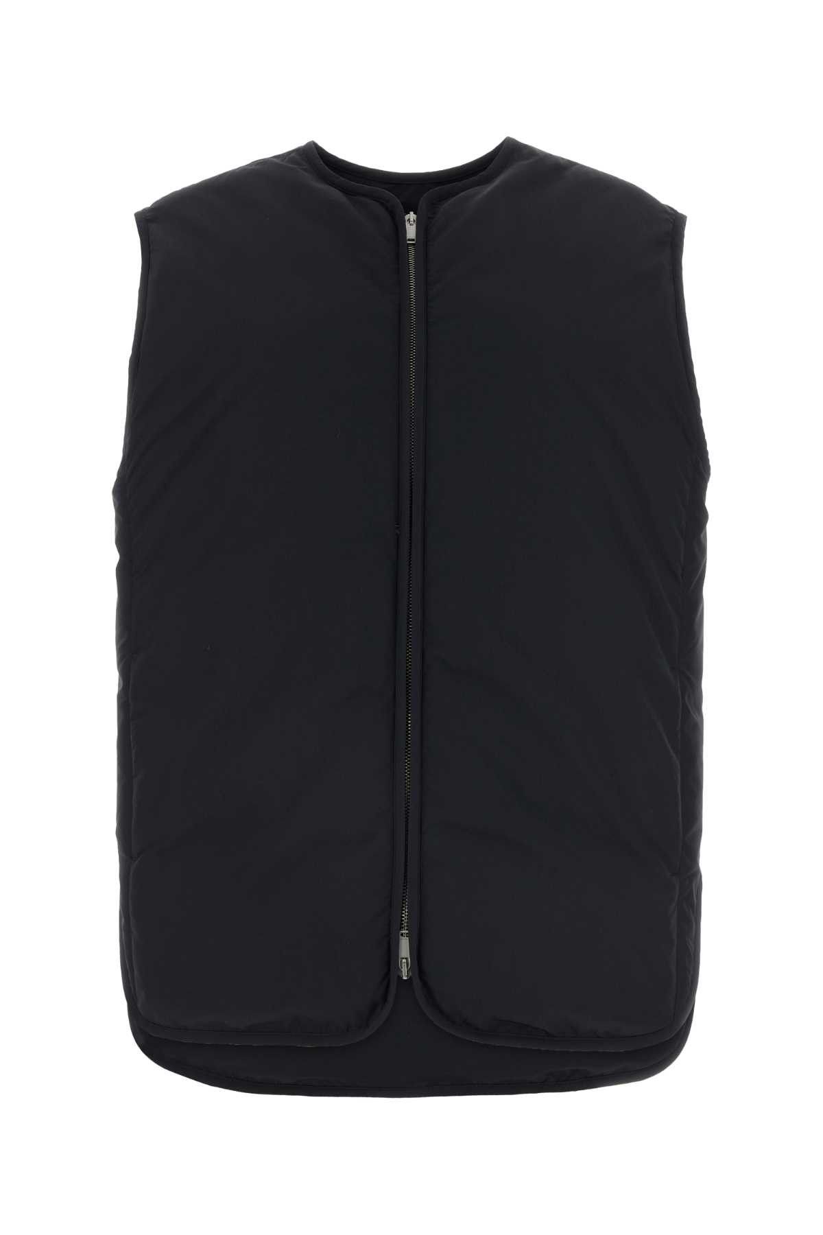 image of Jil Sander Black Polyester Sleeveless Down Jacket, Women's (Size XS)