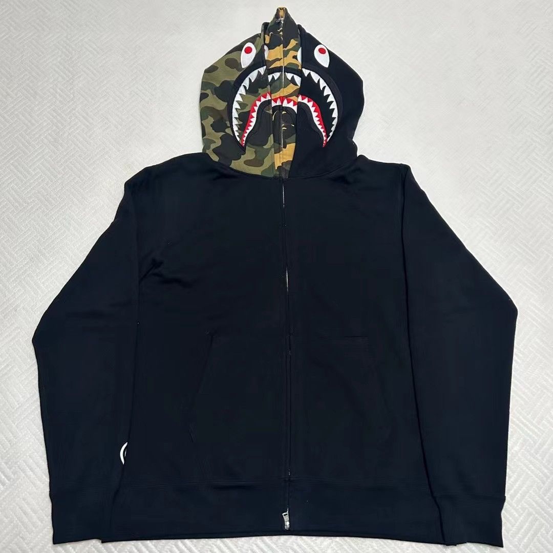 Bape COLOR CAMO SHARK FULL ZIP HOODIE Size US XXL / EU 58 / 5 - 1 Thumbnail