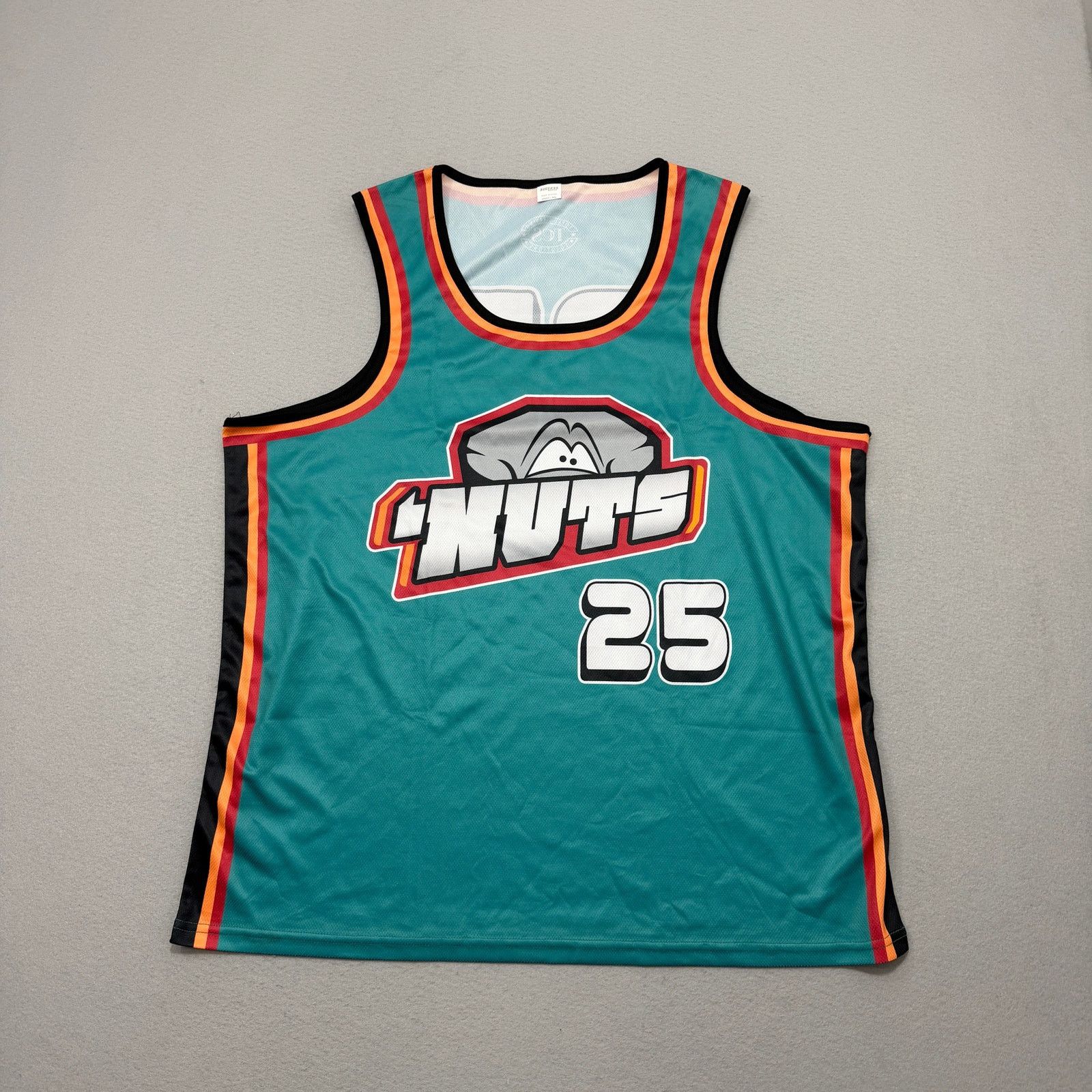 Vintage Lansing Lugnuts Retro Basketball Jersey Adult 2XL XXL Teal Size US XXL / EU 58 / 5 - 2 Thumbnail