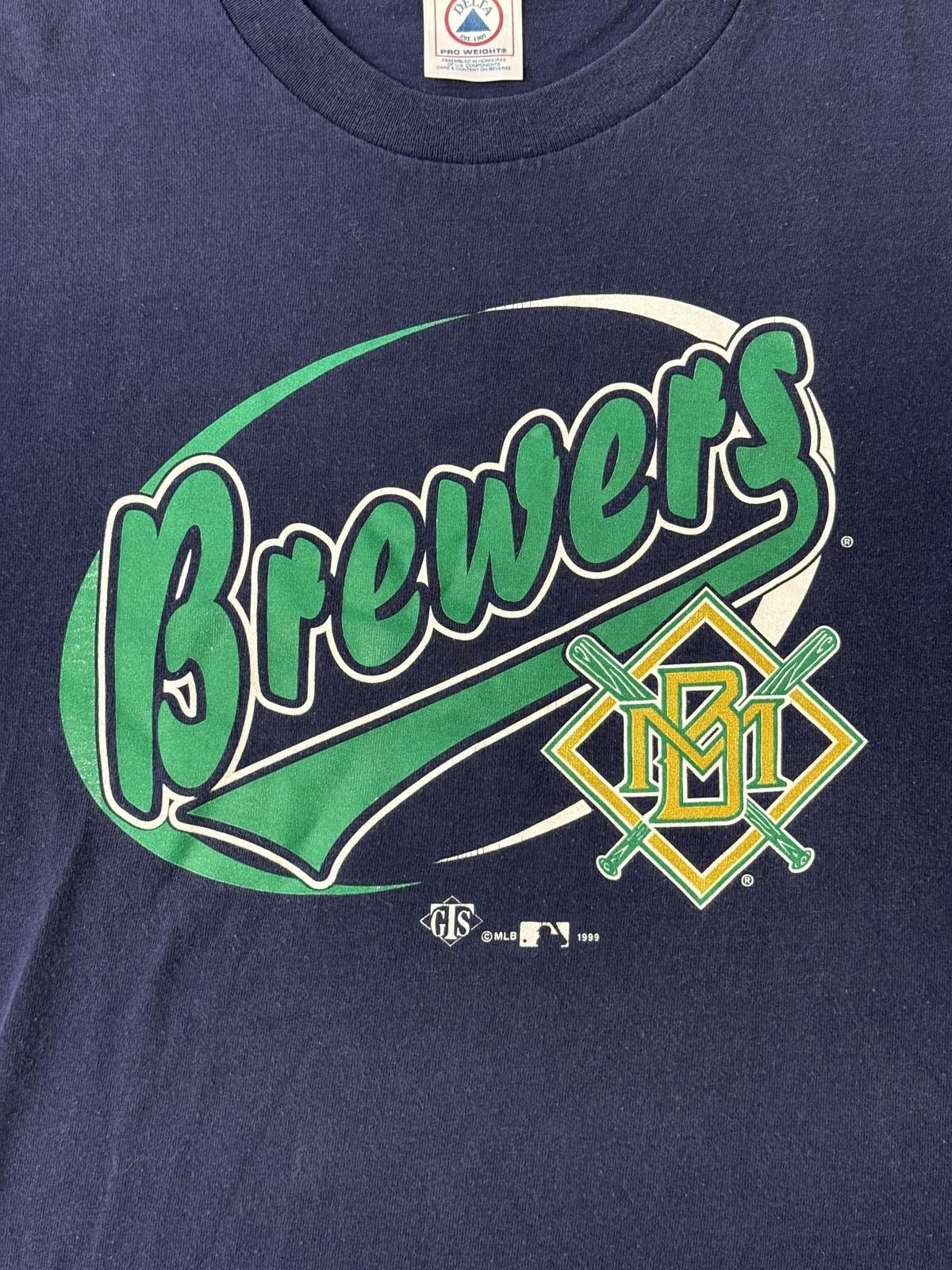 Delta VTG Milwaukee Brewers Baseball T-shirt 1999 - Youth XL Size US XL / EU 56 / 4 - 3 Thumbnail