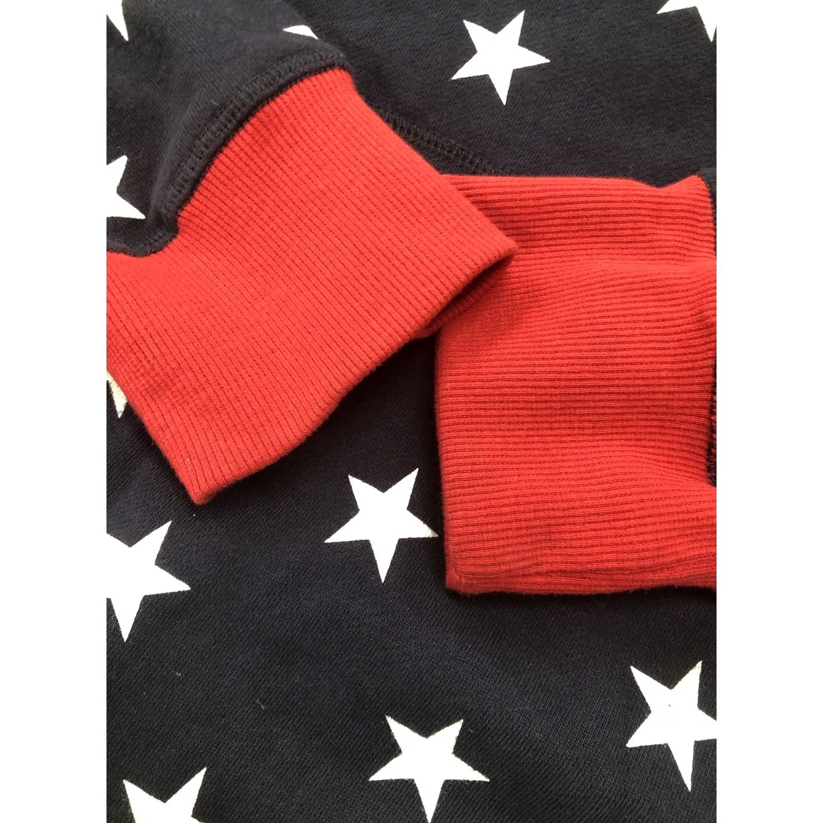 Vintage Parish Nation Hoodie Red White Blue Stars Flag Jacket Mens XL Lacrosse Champion Size US XL / EU 56 / 4 - 6 Thumbnail