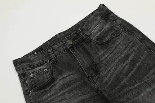 Japanese Brand Pants Punk retro washed gradient men's distressed jeans y2k Size US 34 / EU 50 - 3 Thumbnail