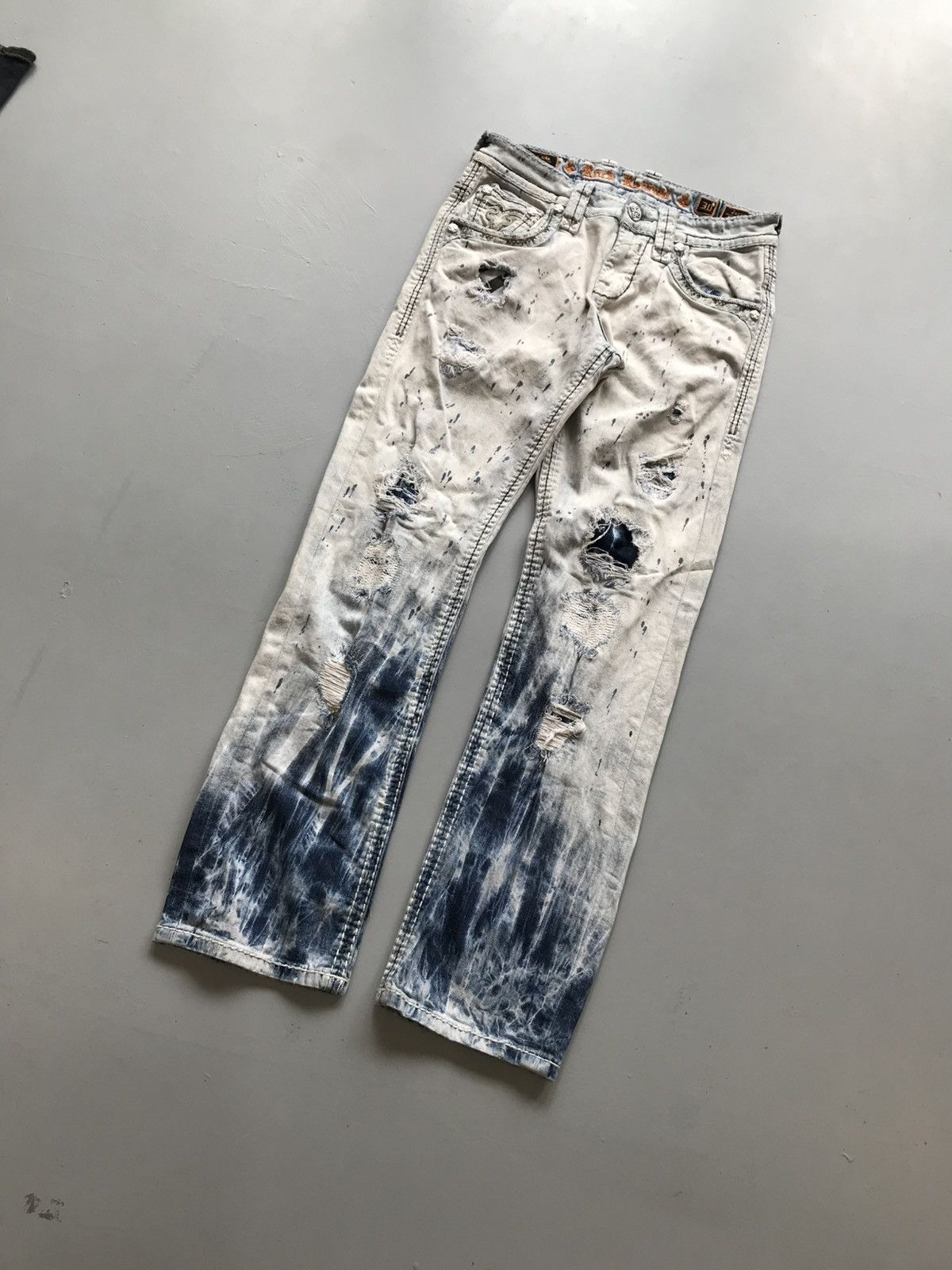 Rock Revival Vintage rock revival acid wash denim Size US 32 / EU 48 - 12 Thumbnail