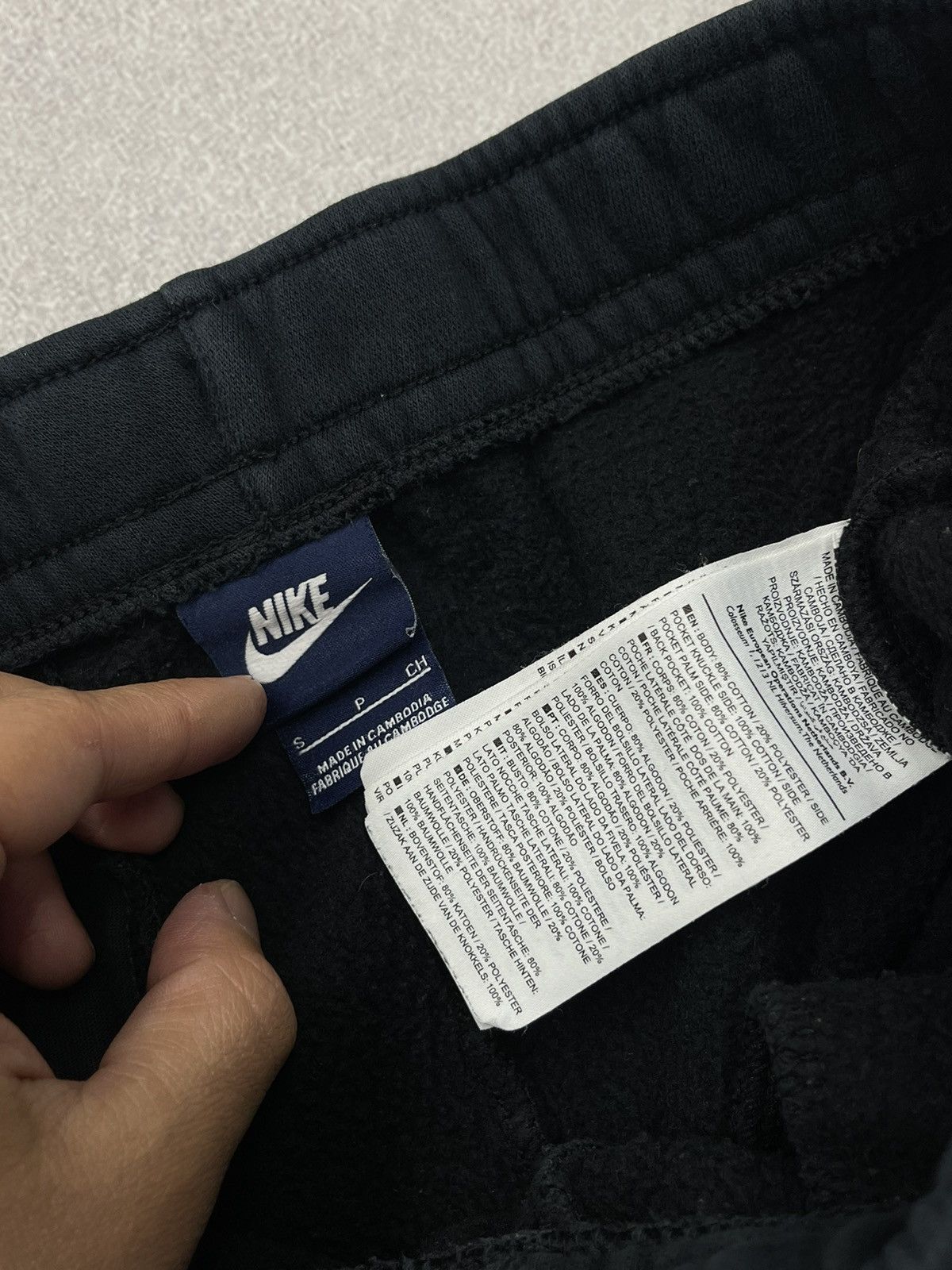 Nike Vintage Nike Big Logo Black Sweatpants Drill Y2K ACG TN Size US 30 / EU 46 - 8 Thumbnail