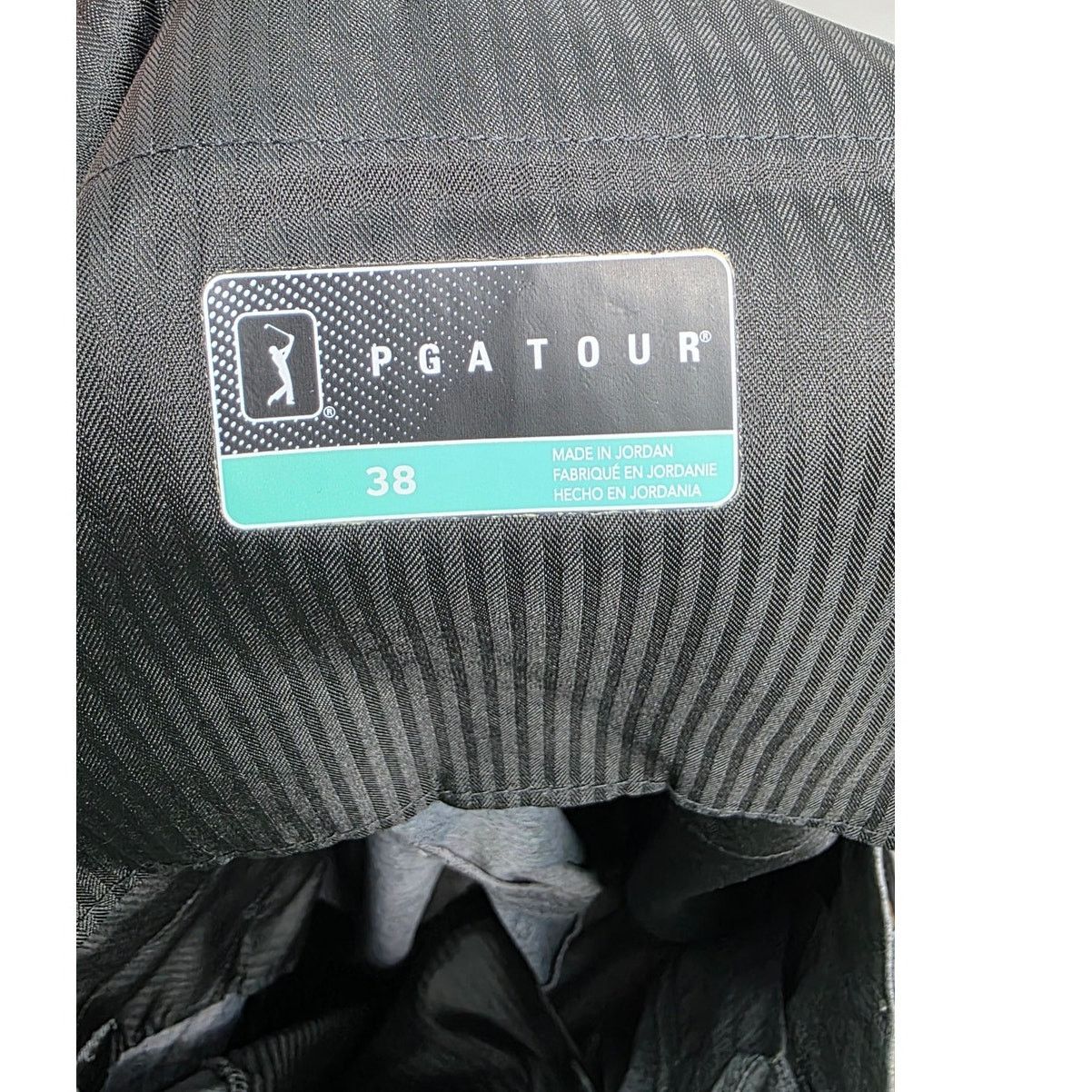 Other PGA Tour Gray Athletic Men's Flat Front Outdoor Golf Shorts Size US 38 / EU 54 - 3 Thumbnail