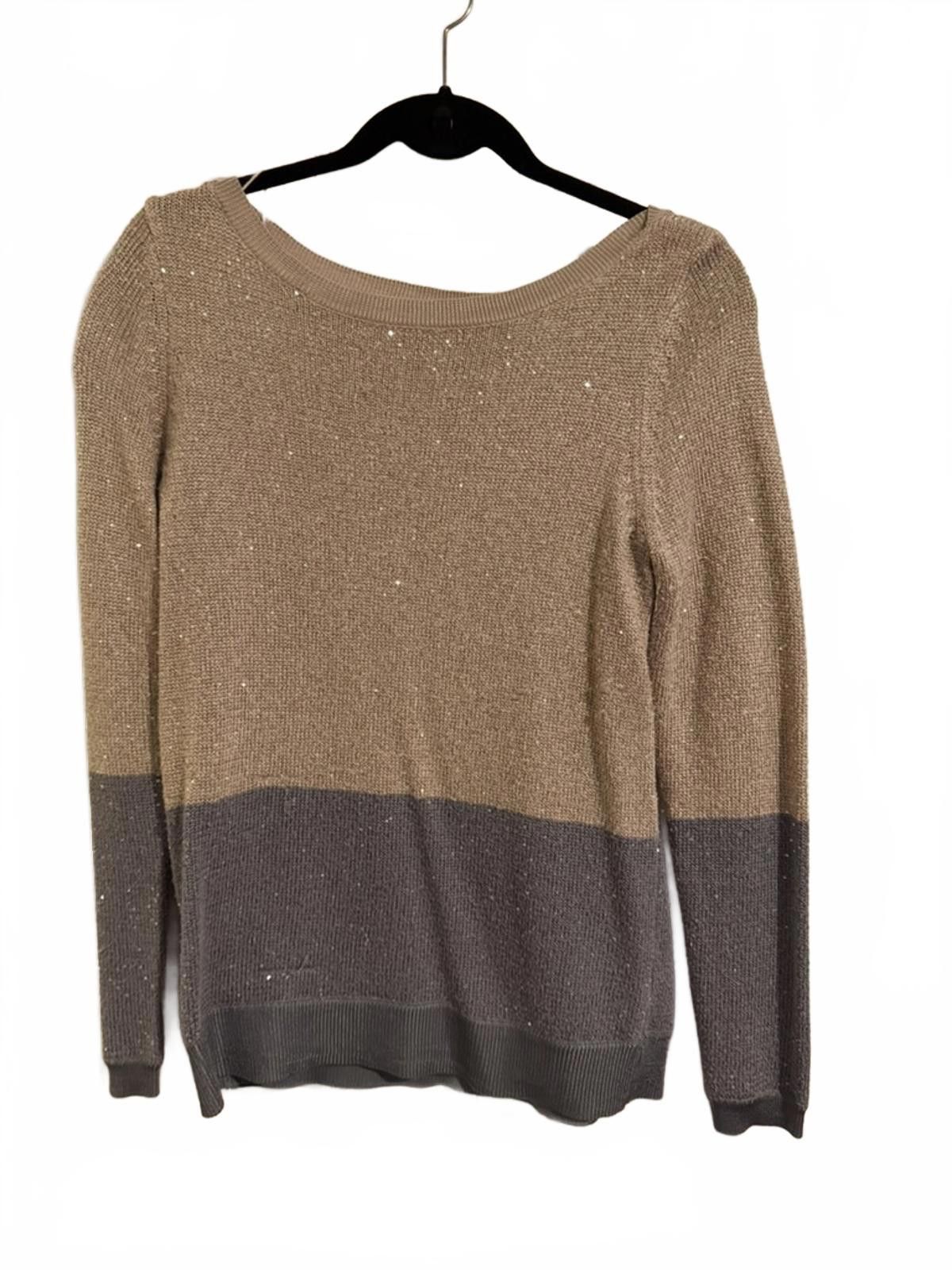 Other White House Black Market Two-Tone Knit Sweater Medium Size M / US 6-8 / IT 42-44 - 5 Thumbnail