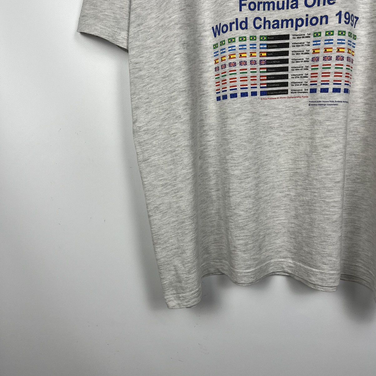 Formula 1 Vintage Jacques Villeneuve Formula One Racing T Shirt 1997 Size US XL / EU 56 / 4 - 4 Thumbnail