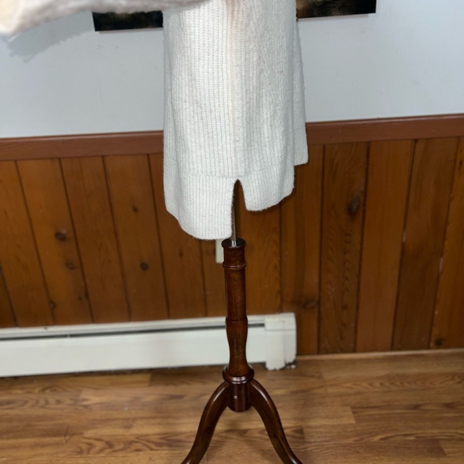 Madewell Cozy Madewell Mercer Ribbed Cream Turtleneck Sweater! Size S / US 4 / IT 40 - 5 Thumbnail