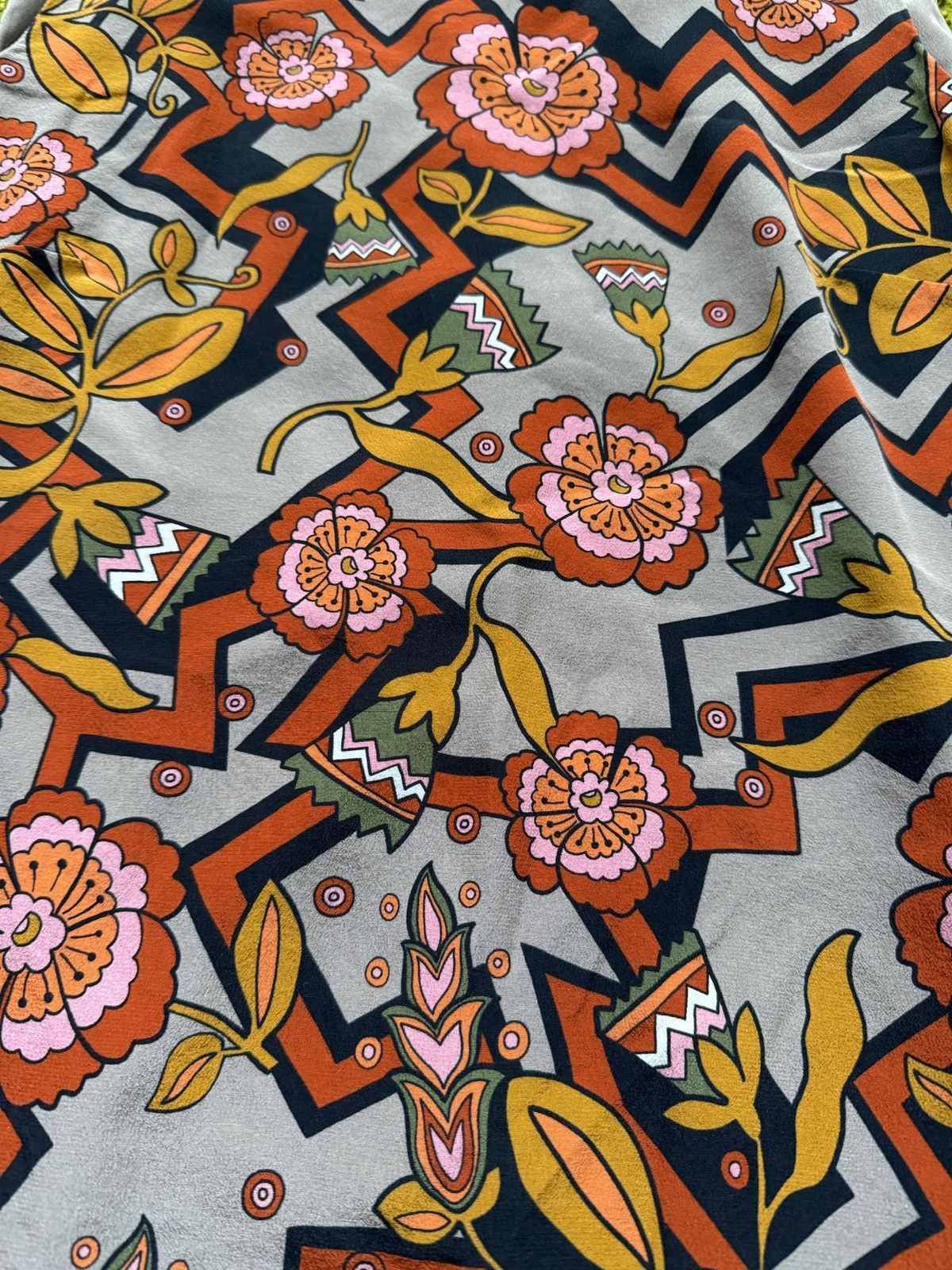 Designer × Missoni Missoni 100% silk floral pattern coloured dress Size M / US 6-8 / IT 42-44 - 2 Thumbnail