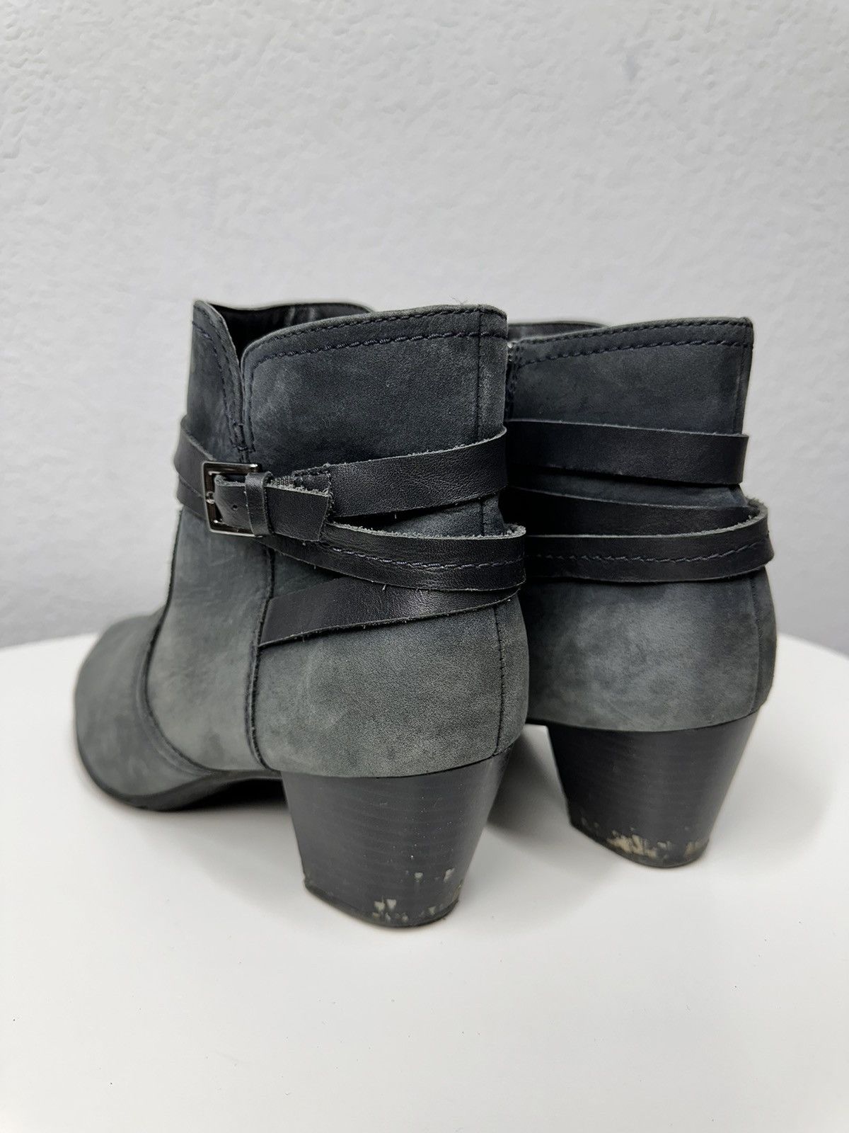A.S.98 WOW😻 A.S.98 BEIGE LEATHER ANKLE WESTERN VINTAGE ISSEY MIYAKE Size US 8 / EU 41 - 7 Thumbnail