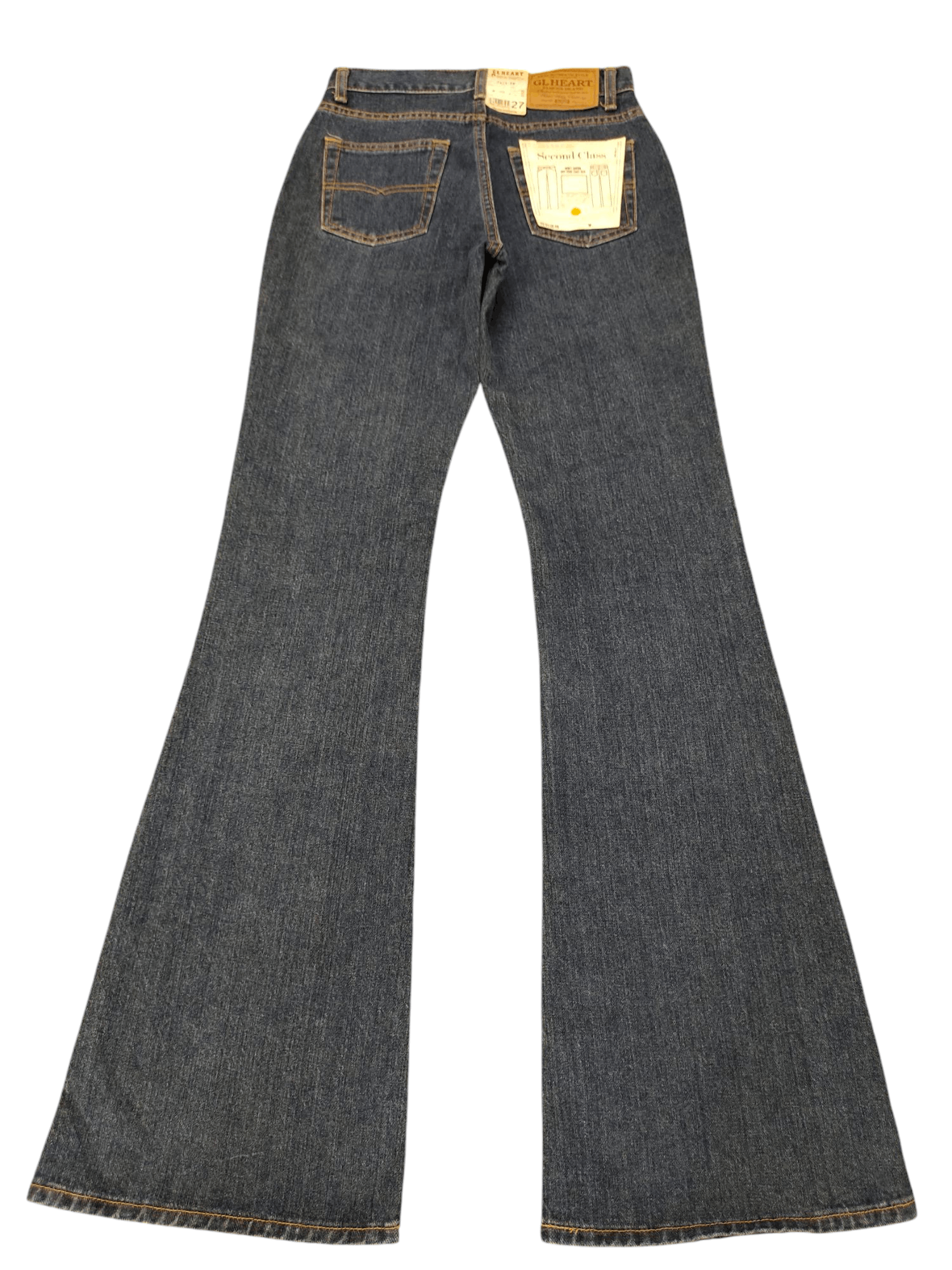 Hysteric Glamour Flare Jeans GL Heart High Rise Denim Bootcut Bell Bottom Size US 27 - 12 Thumbnail