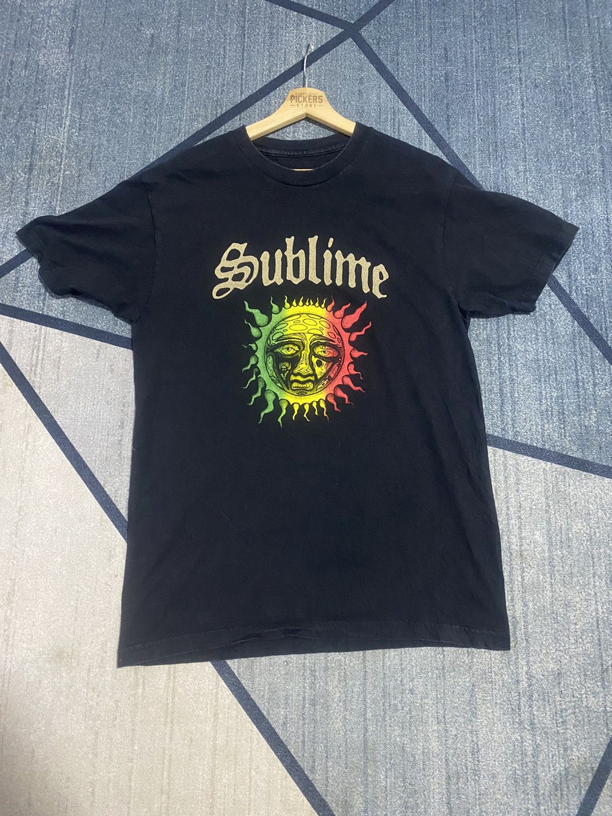 Band Tees × Sublime × Vintage Vintage Y2K Sublime Rasta Sun Tee Large Size US L / EU 52-54 / 3 - 1 Thumbnail