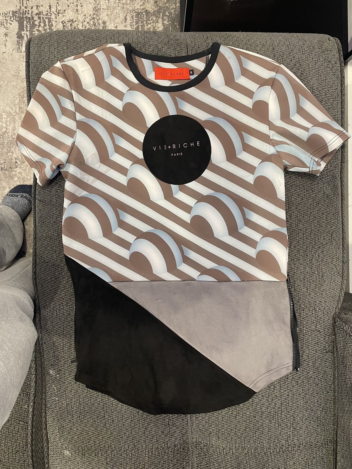 Vie + Riche Paris Vie + Riche Paris Long T-shirt Size US S / EU 44-46 / 1 - 1 Thumbnail
