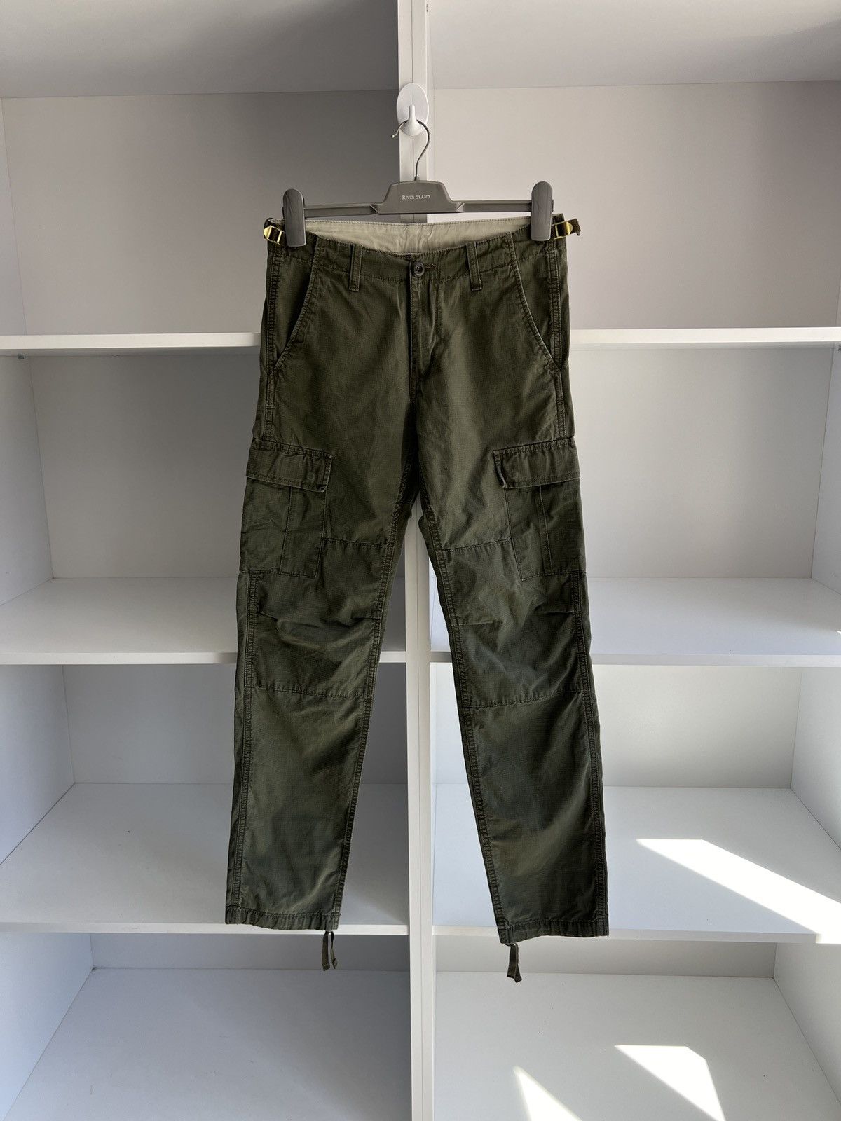 Carhartt × Vintage Carhartt Khaki Cargo pants Size US 28 / EU 44 - 2 Thumbnail