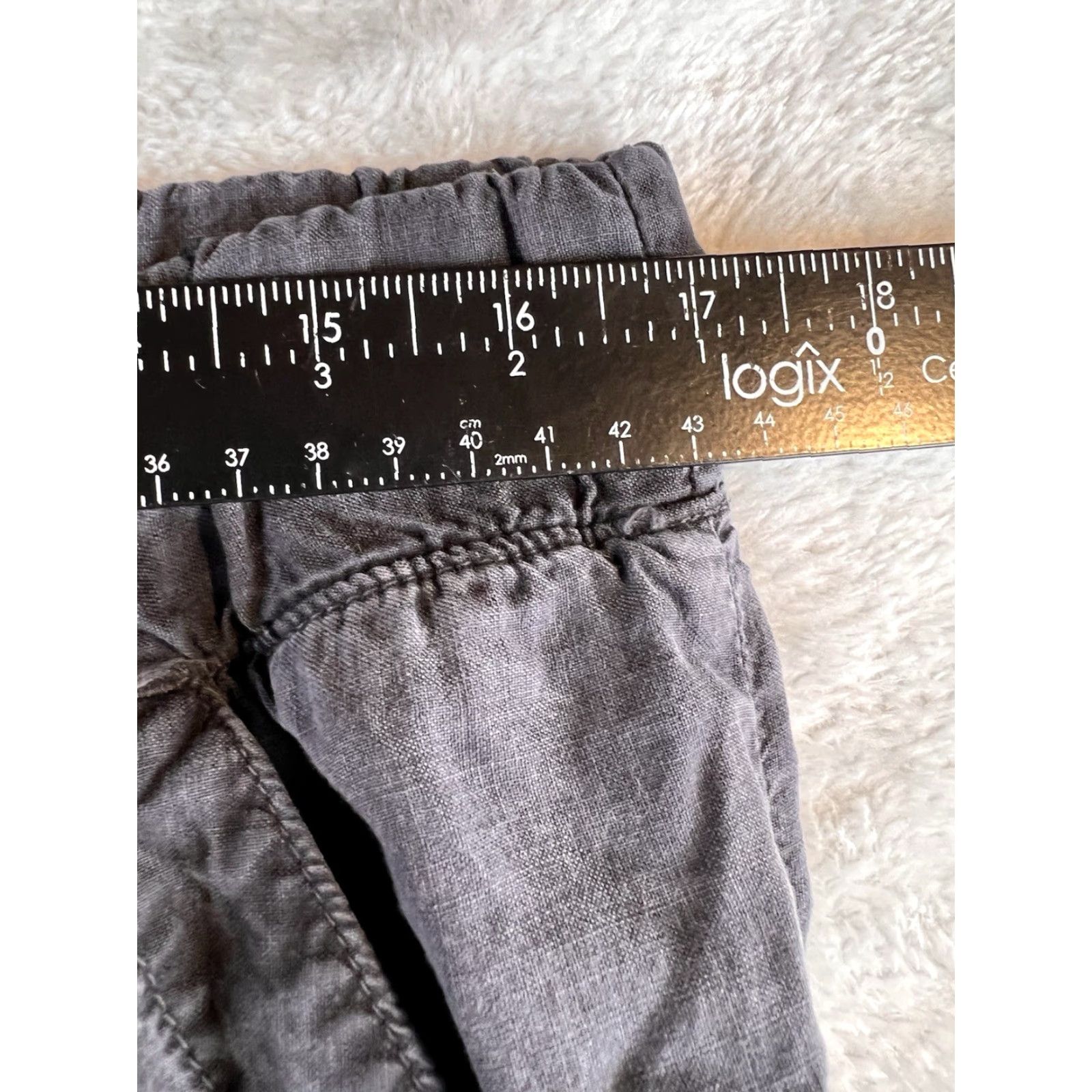 Anthropologie CLOTH & STONE ANTHROPOLOGIE Joggers Womens L Tie-Dye Striped Washed Black Size 36" / US 14 / IT 50 - 6 Thumbnail