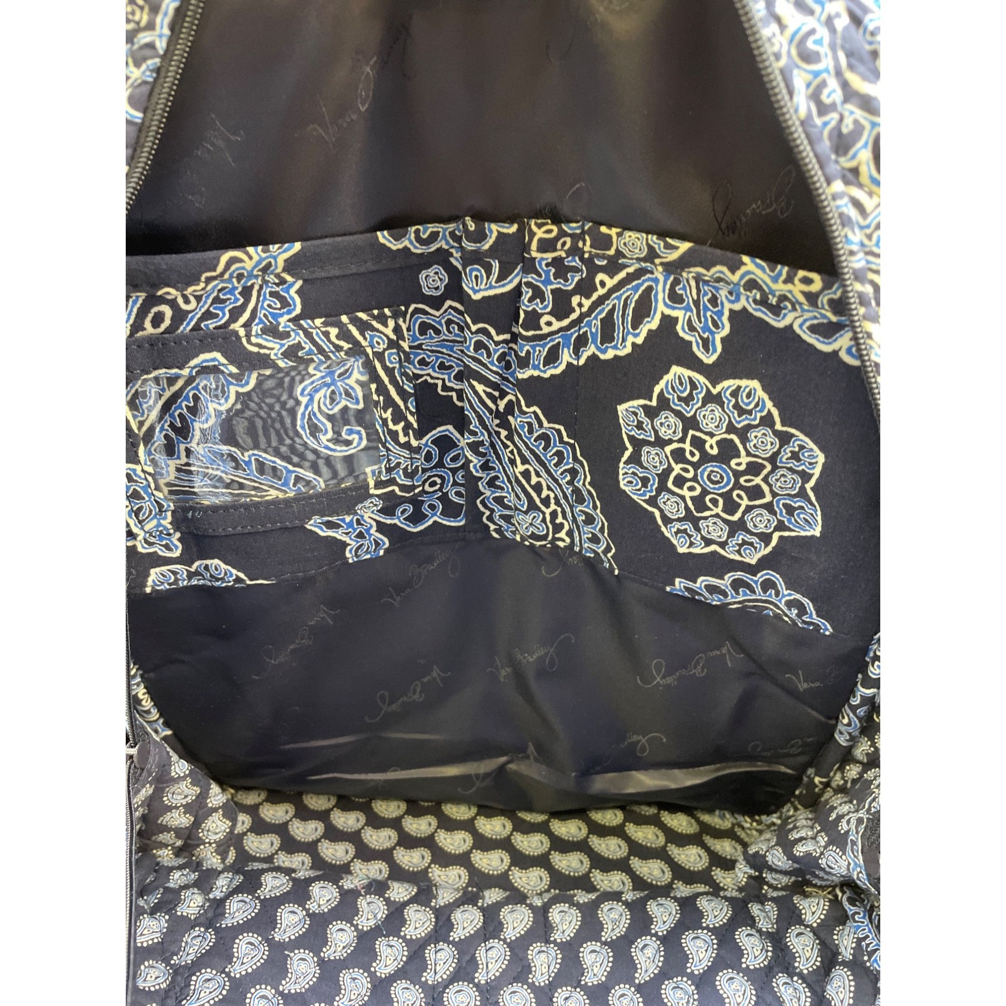 Vera Bradley Vera Bradley Blue Bandana Women's Campus Backpack SKU 6093 Size ONE SIZE - 9 Thumbnail