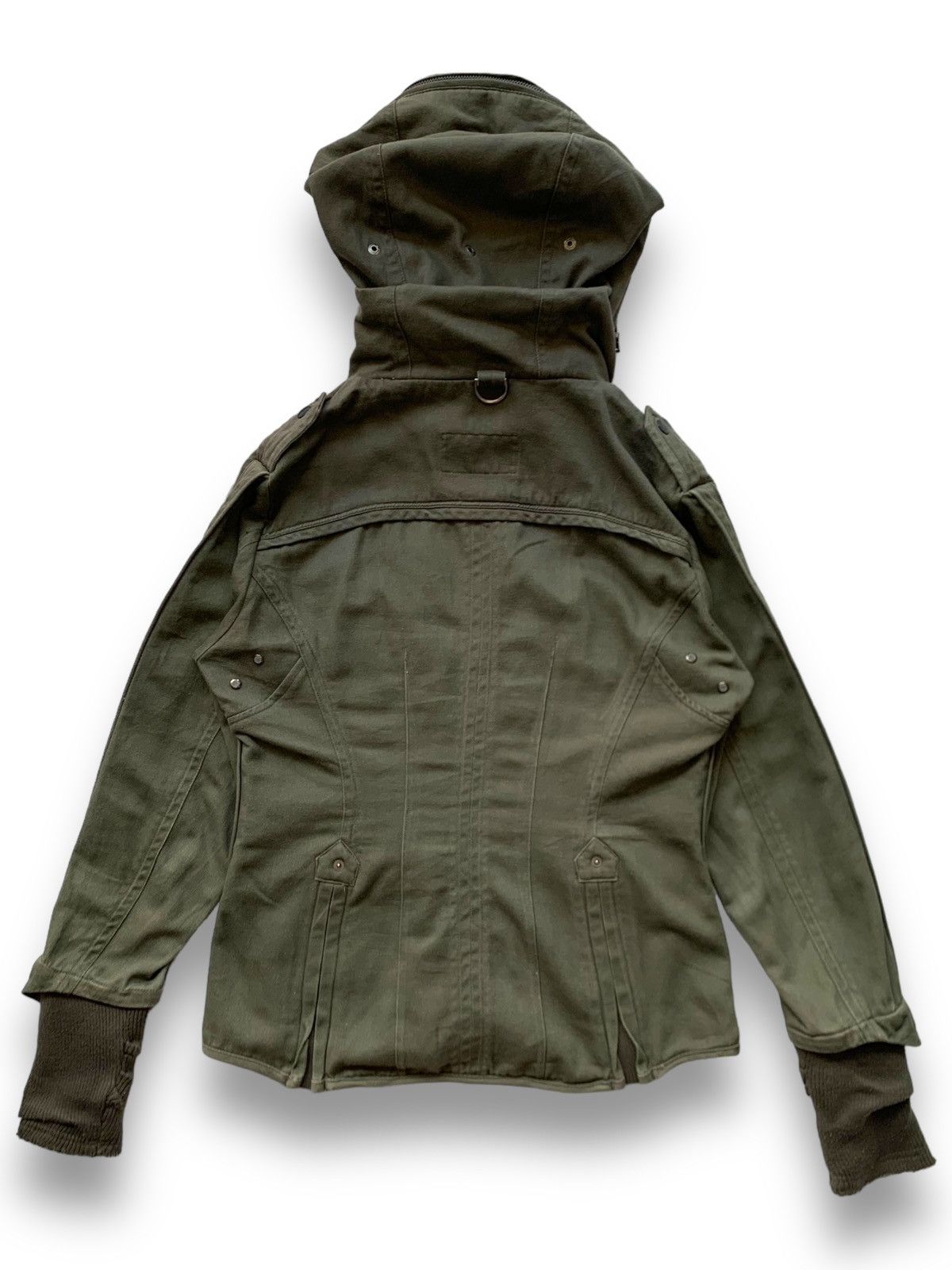 If Six Was Nine Jack Rose Luv Maison Mulitpockets Hooded Bondage Punk Jacket Size US S / EU 44-46 / 1 - 2 Thumbnail