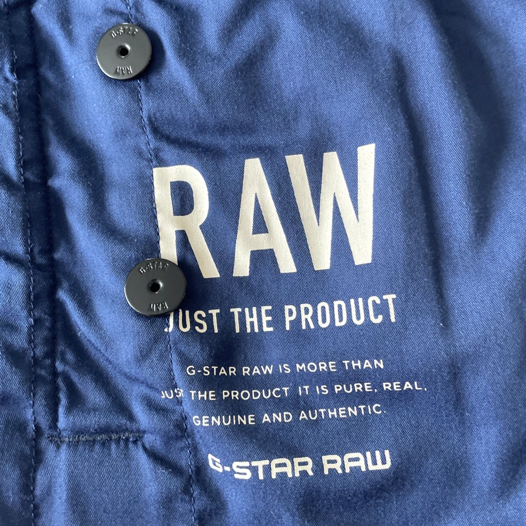 G-Star G Star Raw Liner Quilted Overshirt Jacket Womens XS Button Front Outdoor Coat Jacket/Coat, Blue, Quilted, Padded, Softshell, Regular, XS, Women Size XS / US 0-2 / IT 36-38 - 6 Thumbnail