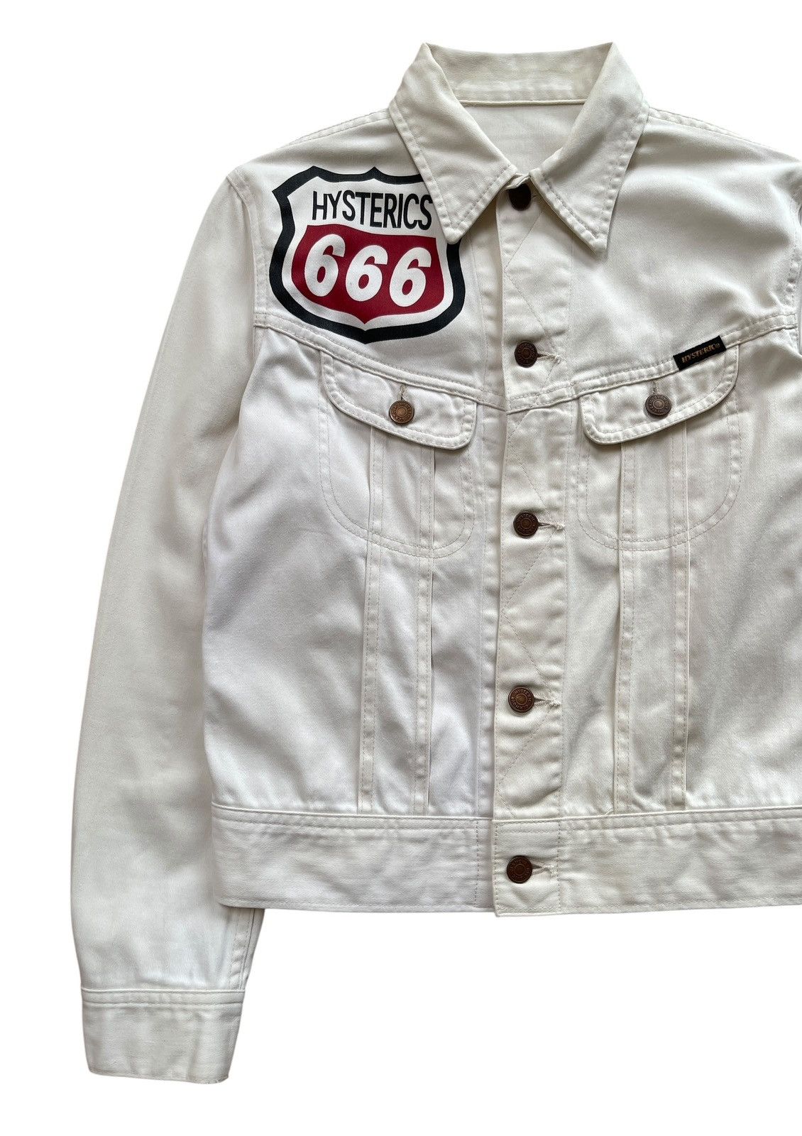 Hysteric Glamour Vtg Hysteric Glamour Punk Denim Jacket Size S / US 4 / IT 40 - 7 Thumbnail