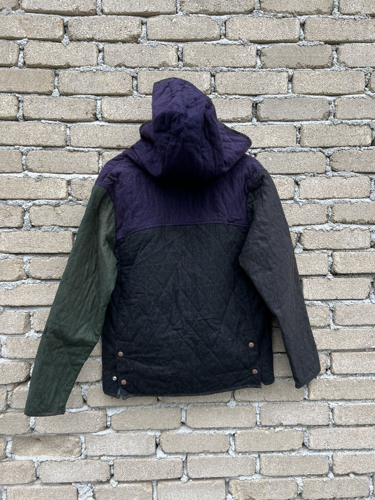 go slow caravan Go Slow Caravan Wool Hooded Jacket Size M / US 6-8 / IT 42-44 - 7 Thumbnail