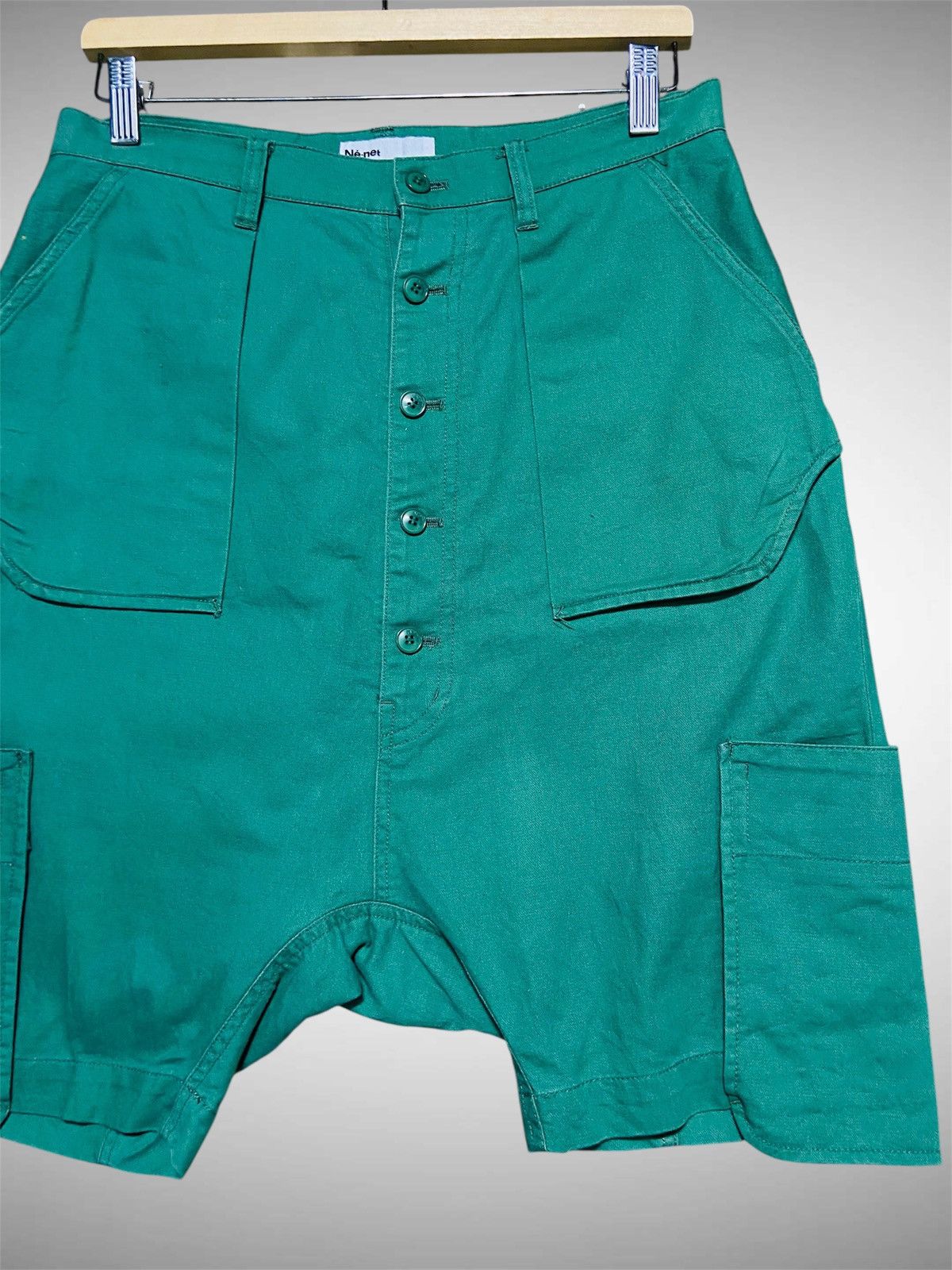 Ne-Net Archive Ne-net Issey Miyake Drop Crotch Sarrouel Cargo Short Size US 30 / EU 46 - 3 Thumbnail