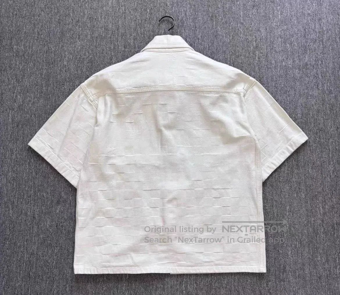 Louis Vuitton louis vuitton ss24 beige check short sleeve shirt. Size US M / EU 48-50 / 2 - 3 Thumbnail