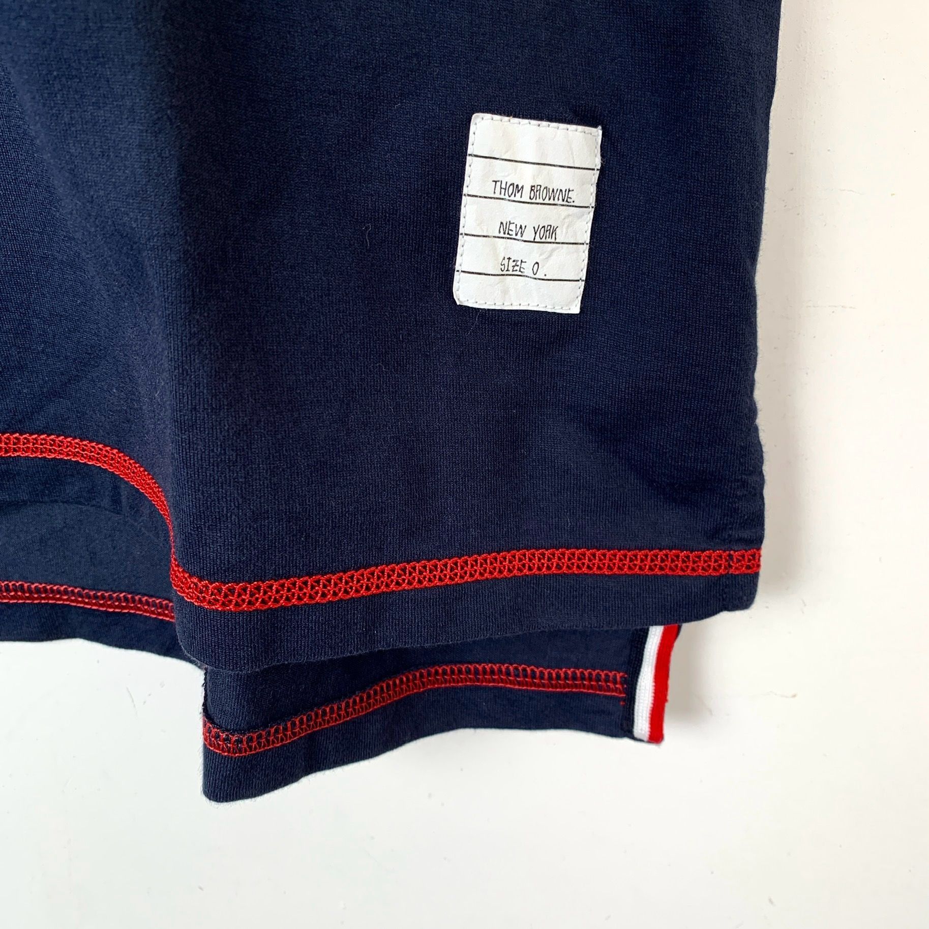 Thom Browne Thom Browne Mens Polo Shirt Size 0 XS Cotton Navy With Given Size US XS / EU 42 / 0 - 6 Thumbnail