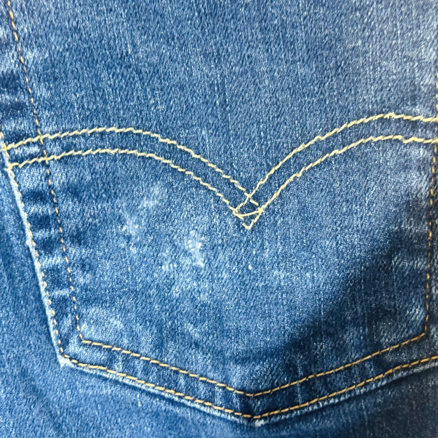 Levi's Levi's 513 Slim Straight Jeans Mens 29x32 Blue Medium Wash Denim Stretch Pocket Zipper Logo 5-Pocket - Regular Inseam 32" Casual Straight Fit Jeans Size US 29 - 5 Thumbnail