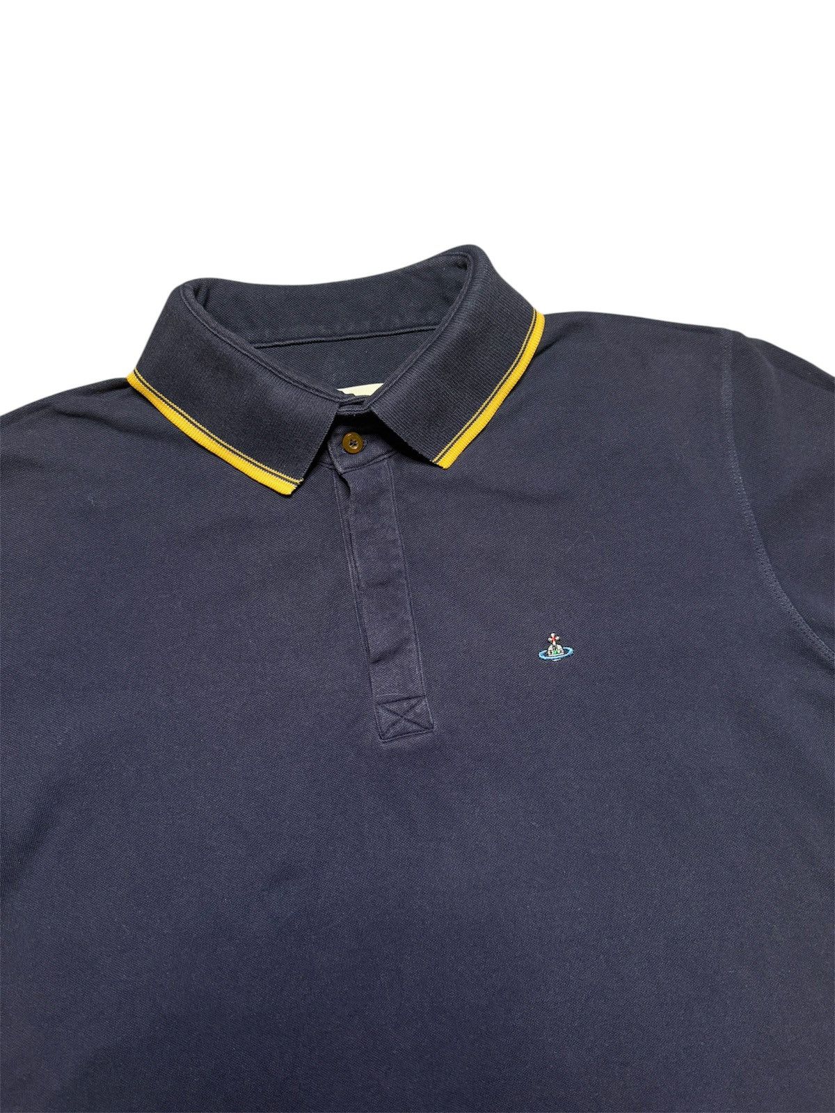 Designer × Vivienne Westwood Vivienne Westwood Polo Shirt Embroidered Logo Size US XL / EU 56 / 4 - 4 Thumbnail