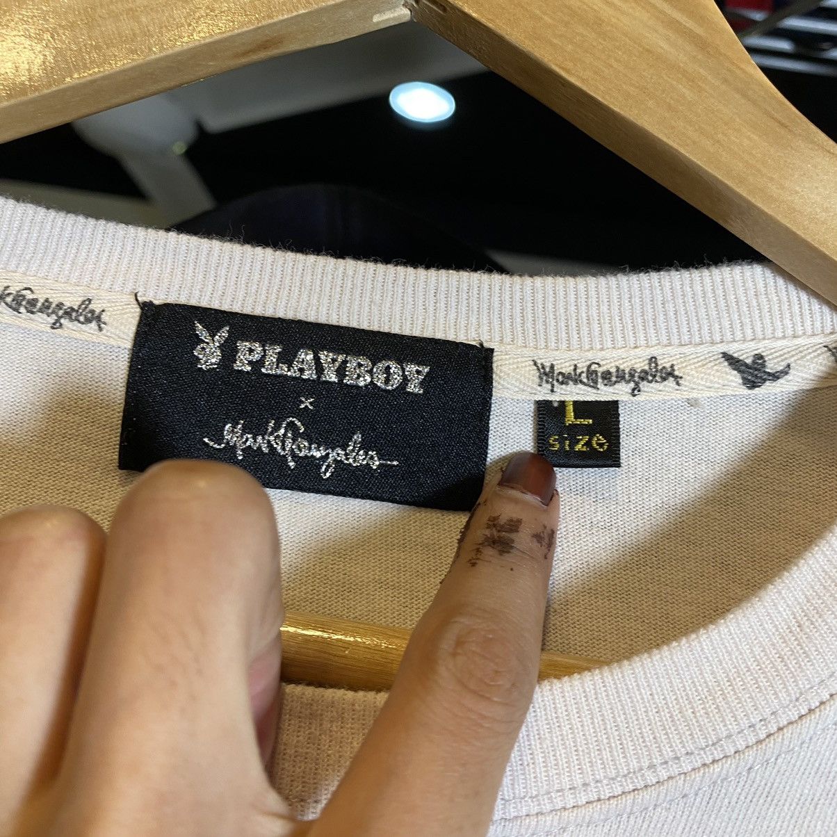 Playboy Collaboration‼️Mark Gonzales Playboy Big Logo Longsleeve Tee Size US L / EU 52-54 / 3 - 9 Thumbnail