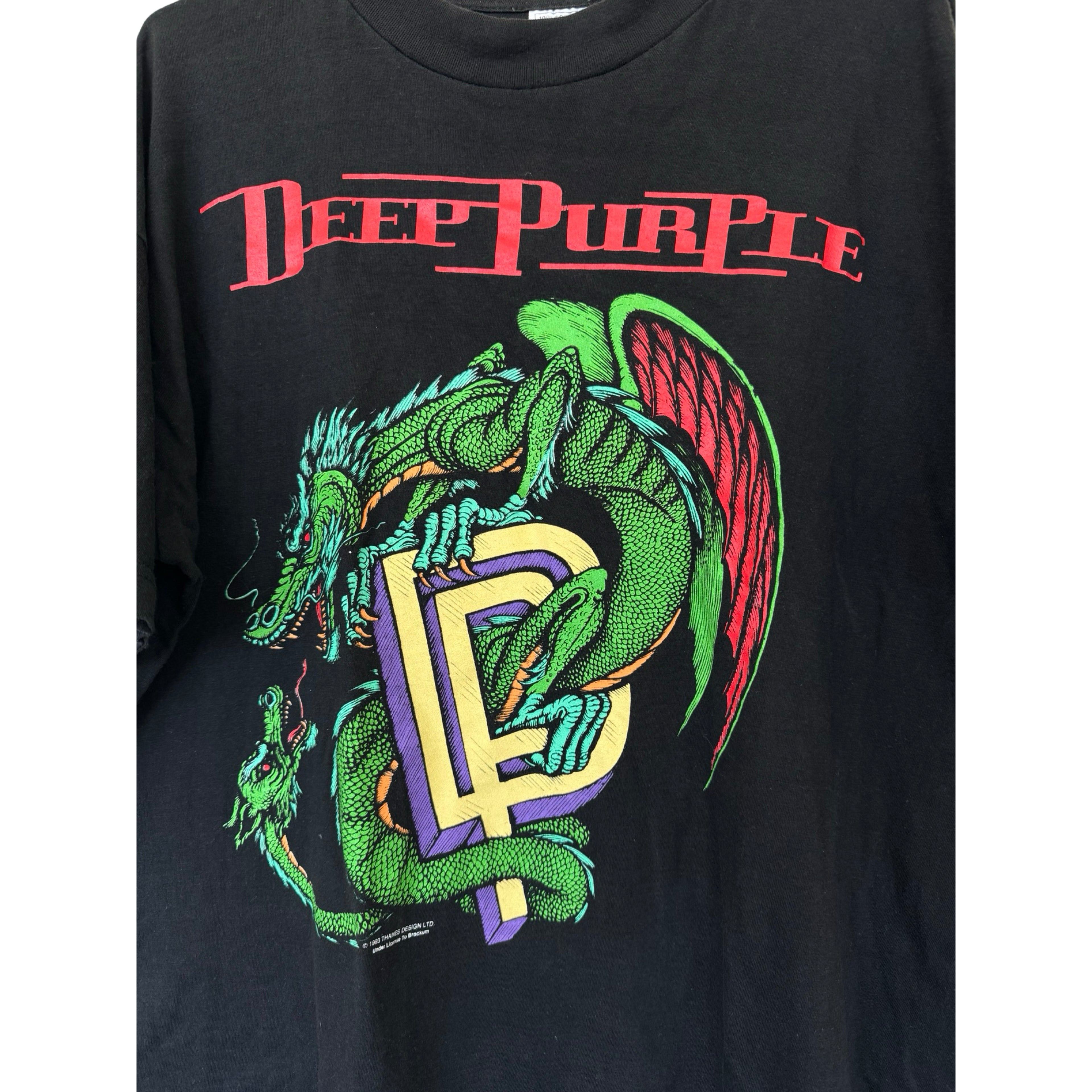 Vintage Deep Purple World Tour 1993 Size US XL / EU 56 / 4 - 4 Thumbnail