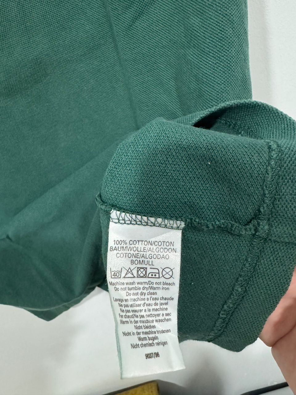 Burberry × Vintage Vintage 90s Burberry Green Polo Size US S / EU 44-46 / 1 - 6 Thumbnail