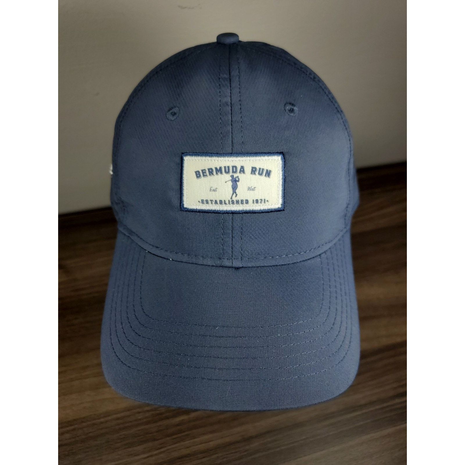 PGA Tour Bermuda Run Golf Hat 2019 Member Cap Navy Blue Ahead Size ONE SIZE - 4 Thumbnail