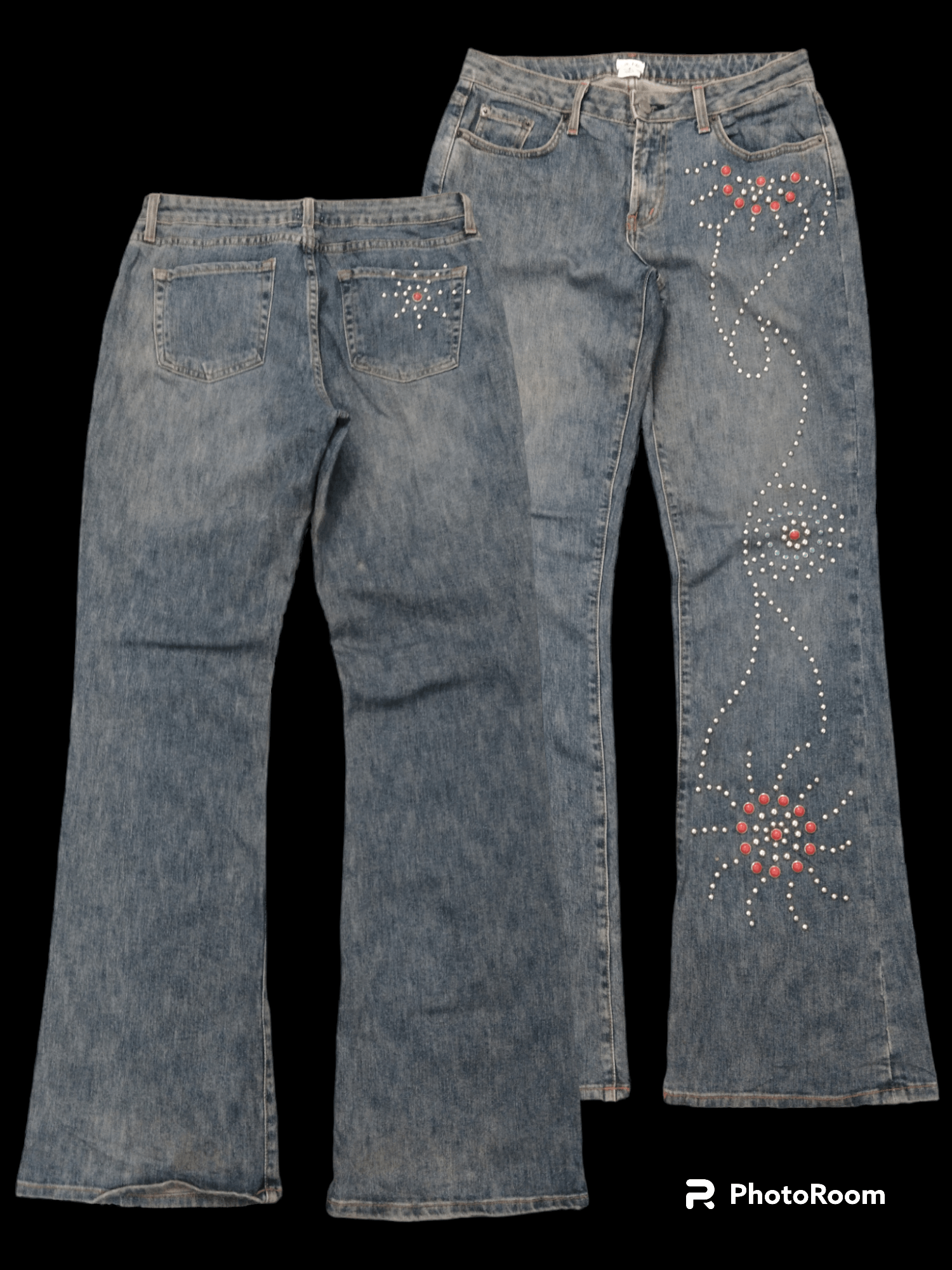 Other FLARE SICK STUDDED DENIM PANTS Size 29" - 1 Thumbnail