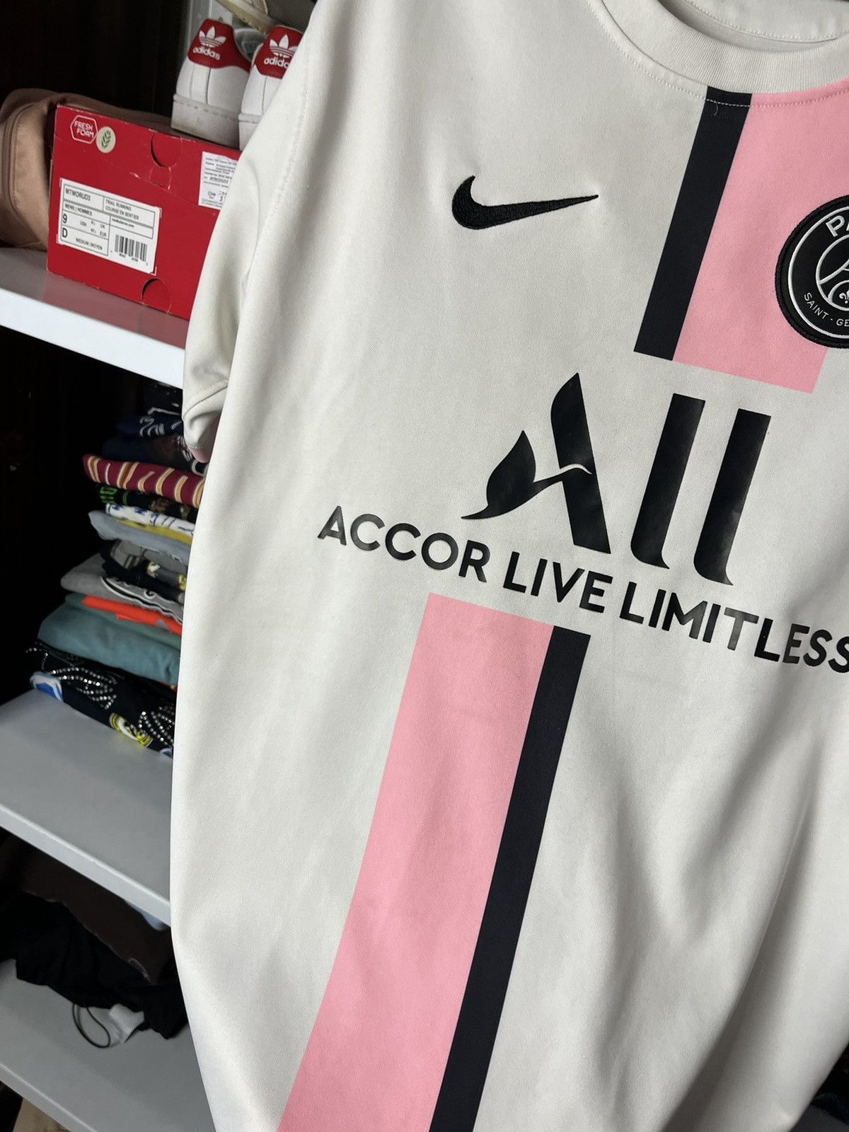 Vintage Nike PSG Paris Saint Germain Kit Jersey 2021-2022 Shirt Away Size US L / EU 52-54 / 3 - 11 Thumbnail