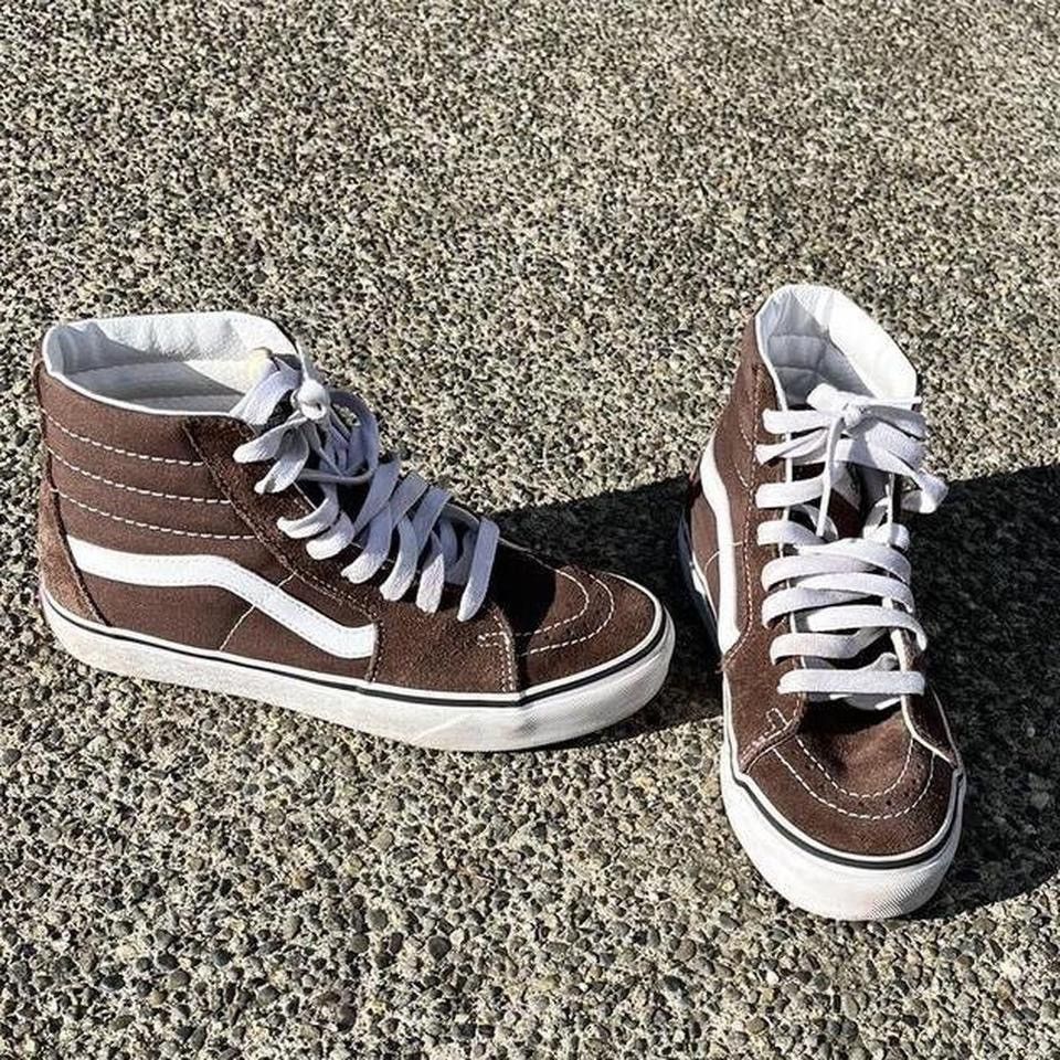 Vans Brown/ white high top vans Size US 6.5 / IT 36.5 - 4 Thumbnail
