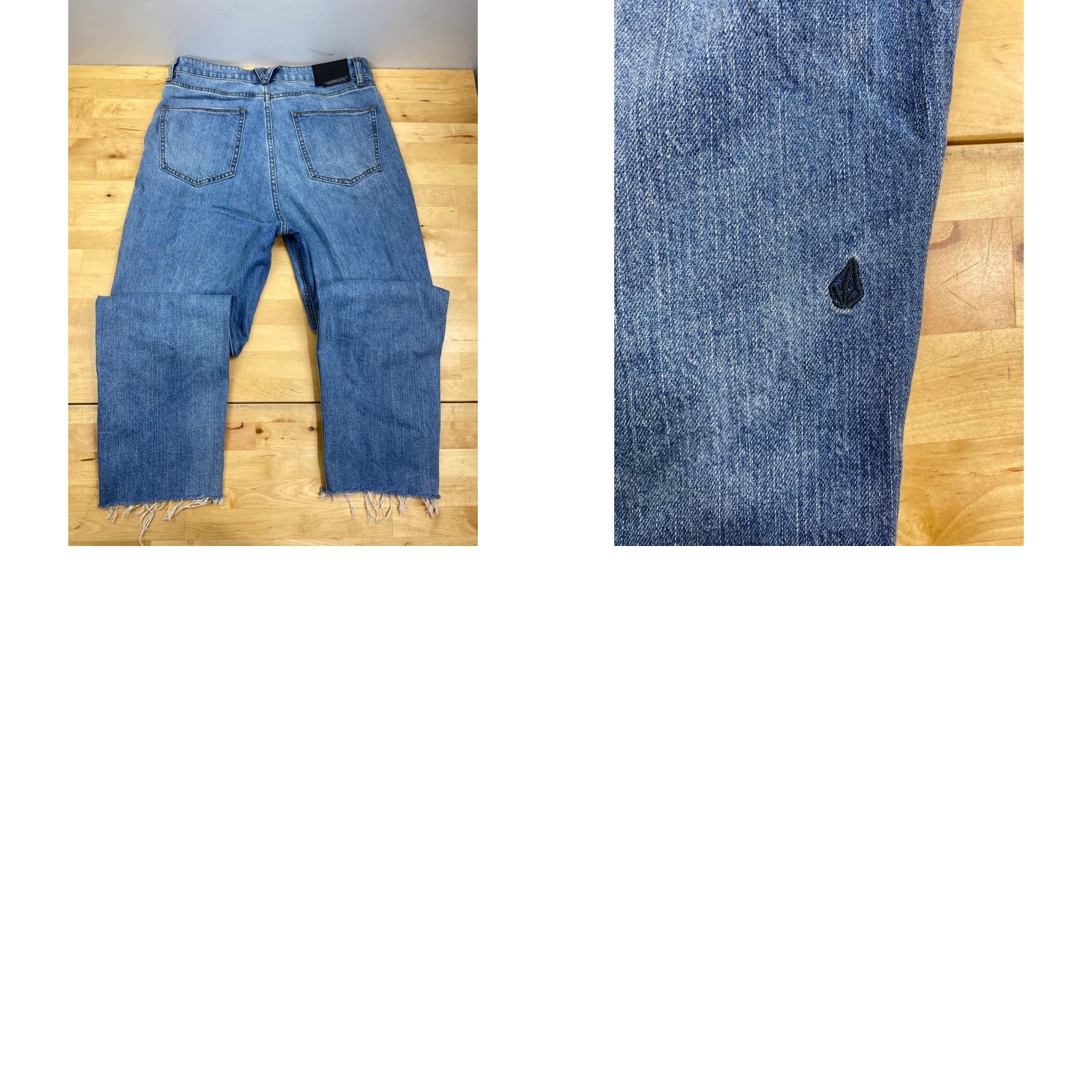 Volcom VINTAGE Volcom Jeans Mens Medium Washed Solver Style Modern Straight Cotton 30x27 Blue Denim 7060 Mens Jeans Straight Size US 30 / EU 46 - 9 Thumbnail