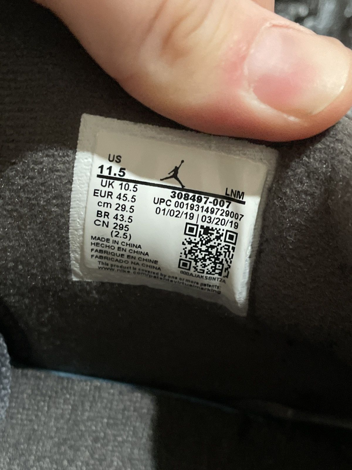 Jordan Brand Air Jordan 4 Retro Cool Grey 2019 Size 11.5 Size US 11.5 / EU 44-45 - 9 Thumbnail