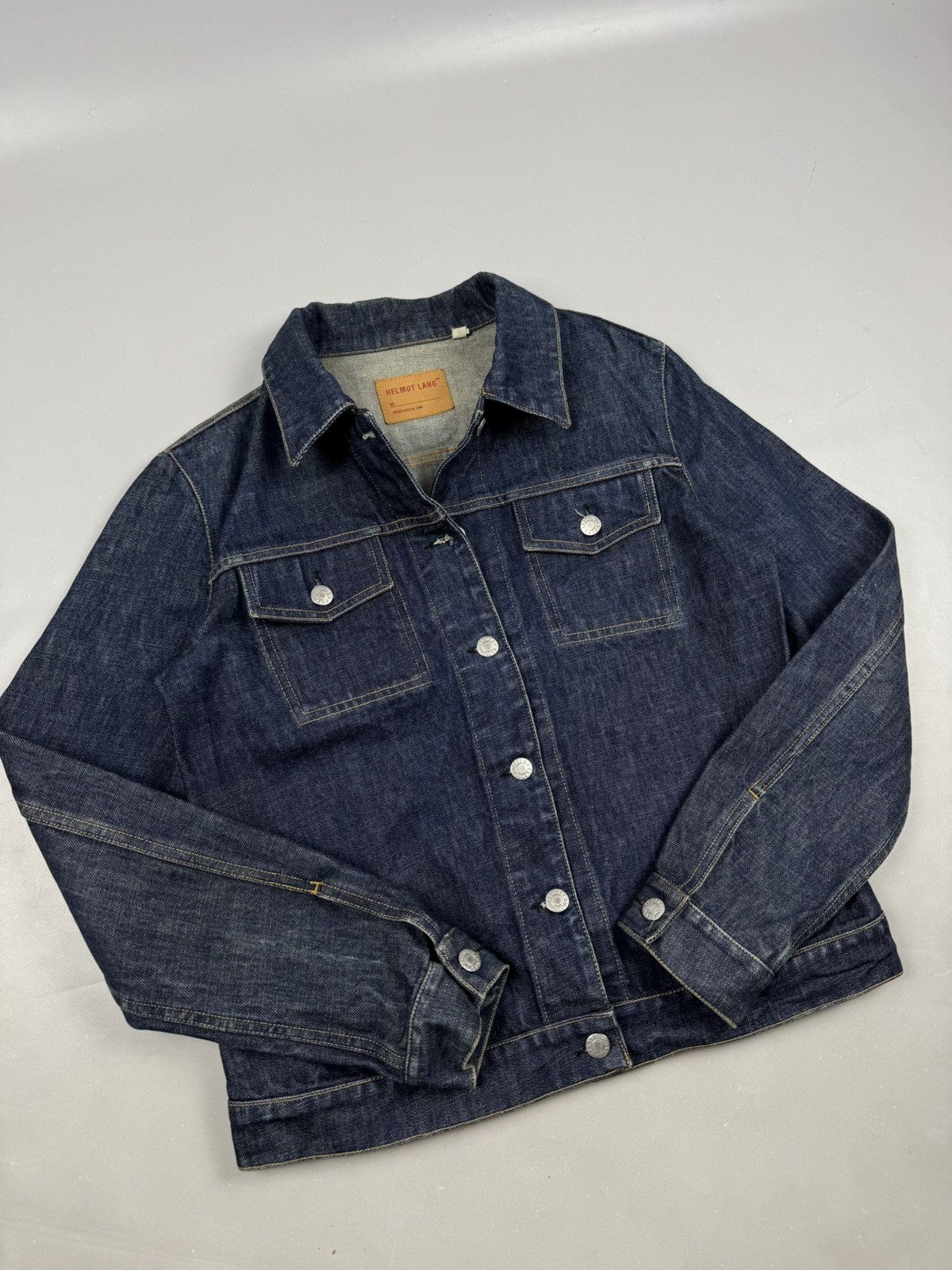 Helmut Lang Helmut lang denim jacket classic women outwear size S Size S / US 4 / IT 40 - 1 Thumbnail