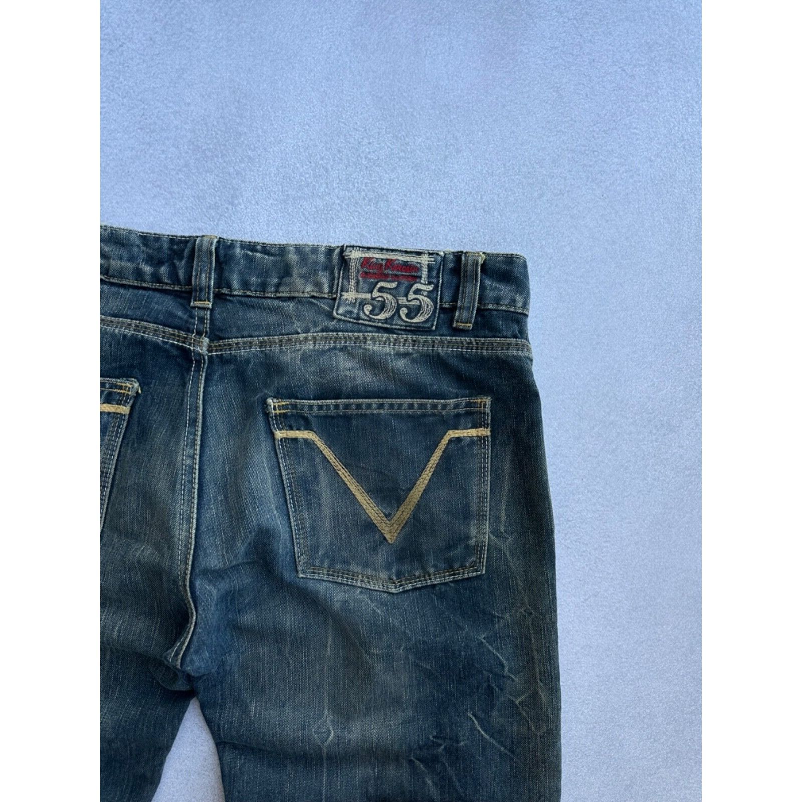 Vintage VTG King Kerosin Moto Japanese Heavy Jeans Size US 36 / EU 52 - 13 Thumbnail