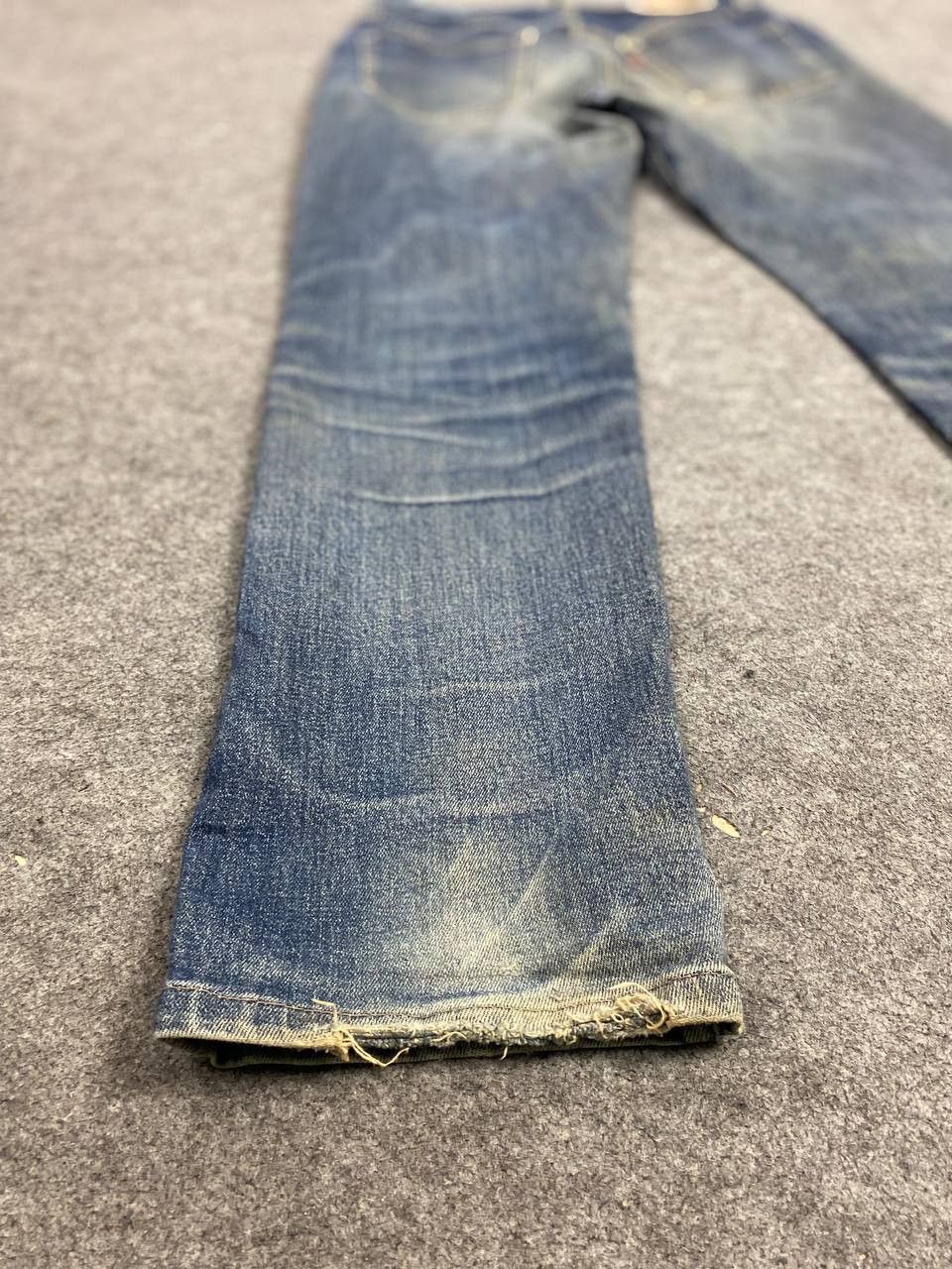 Japanese Brand vintage gold rush distressed reworked denim Size US 31 - 6 Thumbnail
