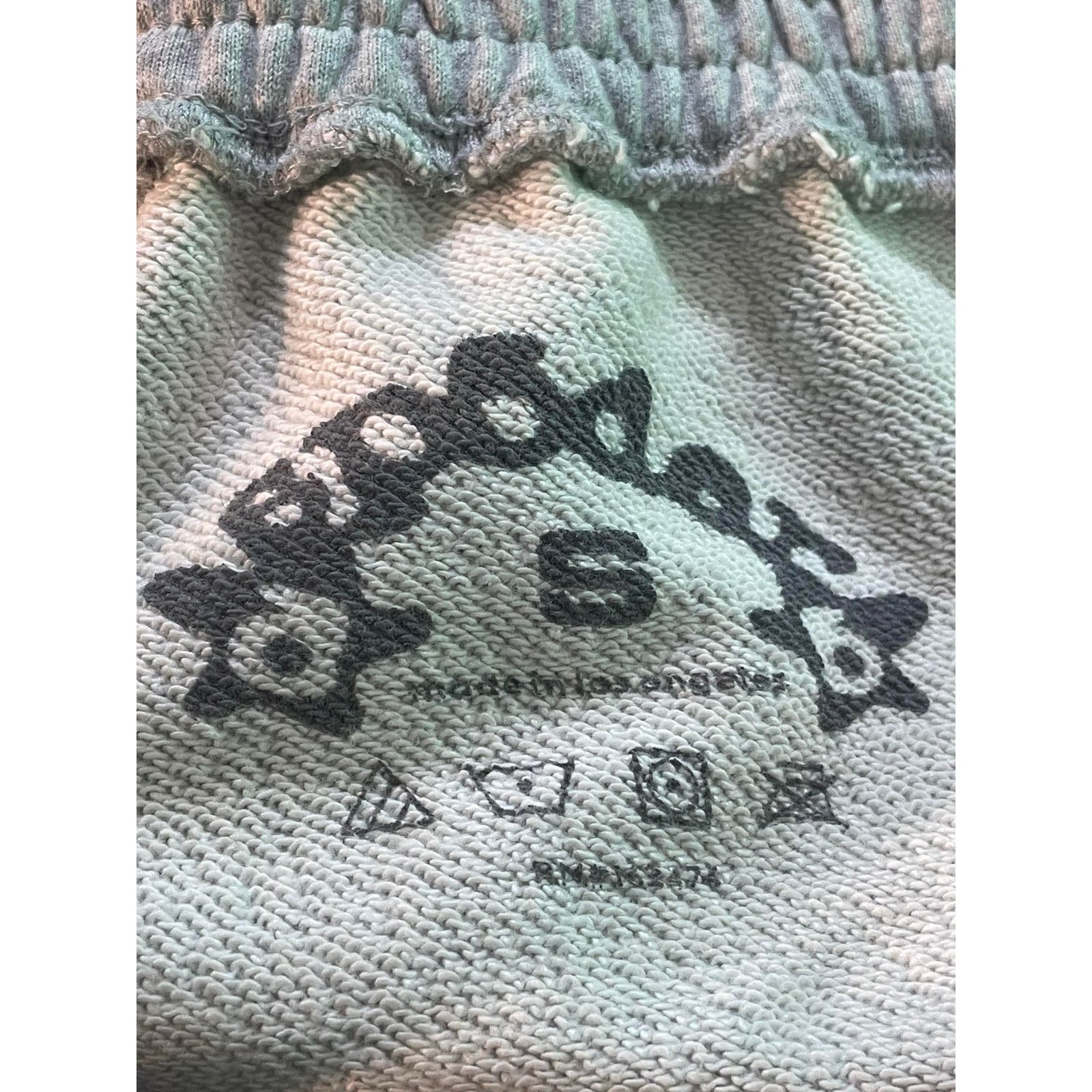 Sp5der Grey & Pink Sweat Shorts