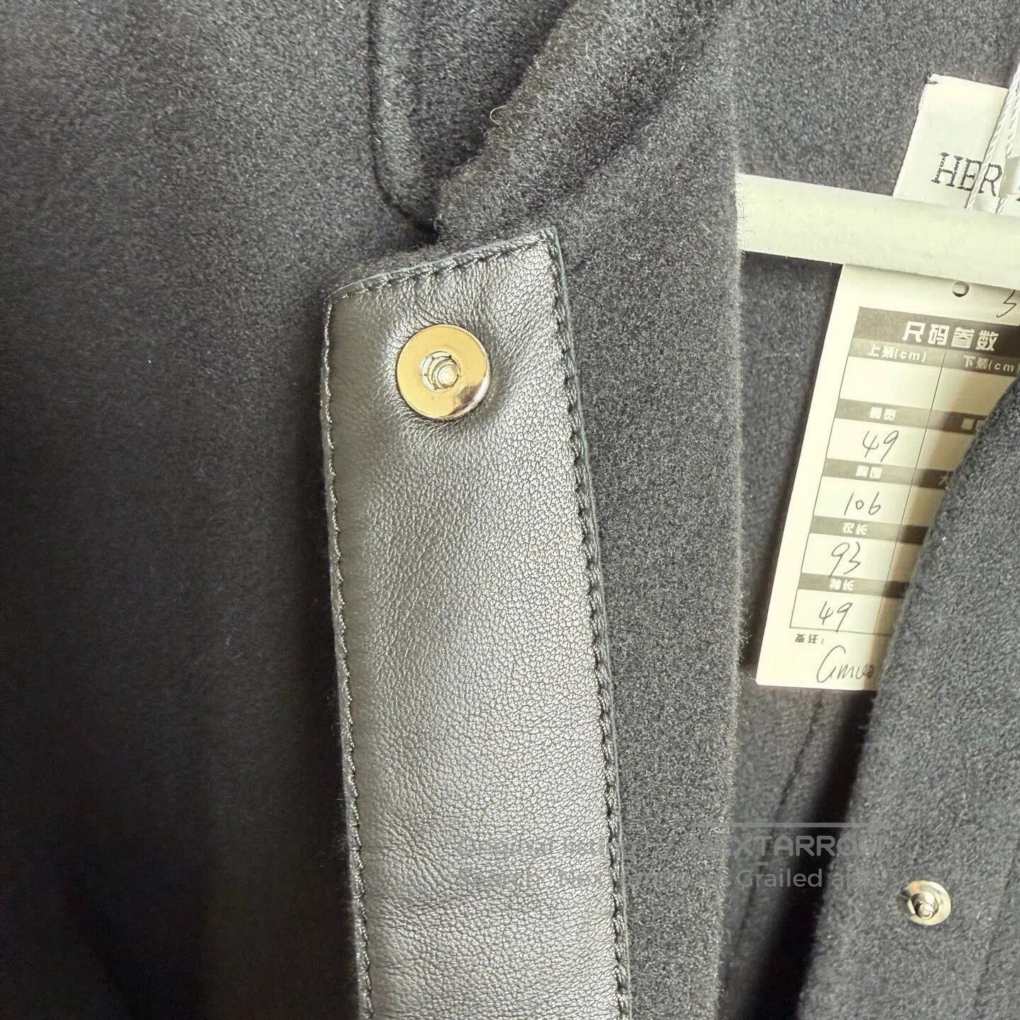 Hermes Hermes Black Cashmere Lapel Coat Size 34. Size US S / EU 44-46 / 1 - 3 Thumbnail