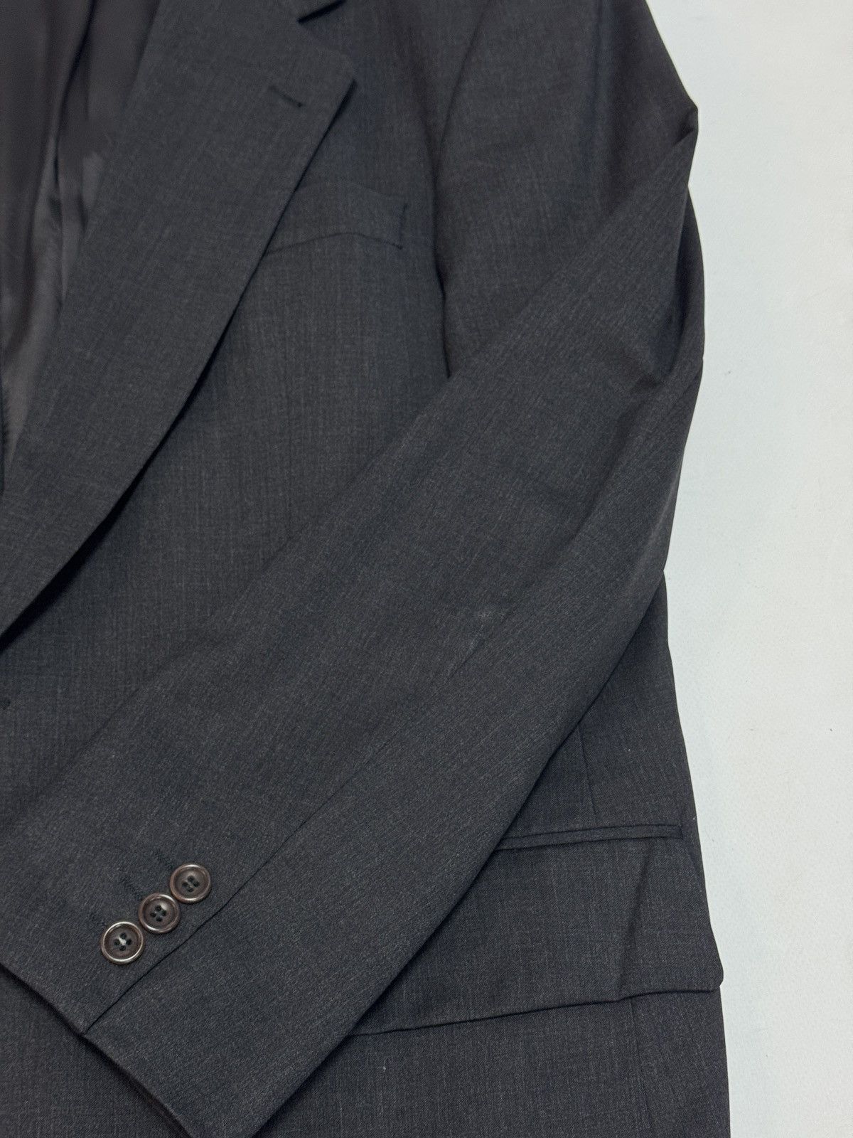 Hugo Boss × Loro Piana × Vintage HUGO BOSS Loro Piana Vintage Apollon Super 110's Wool Blazer Size 52R - 13 Thumbnail