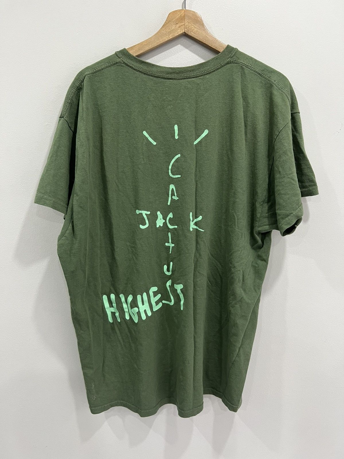 Cactus Plant Flea Market × Travis Scott Travis Scott Cactus Jack Jordan Tee Shirt Highest XL green Size US XL / EU 56 / 4 - 1 Thumbnail