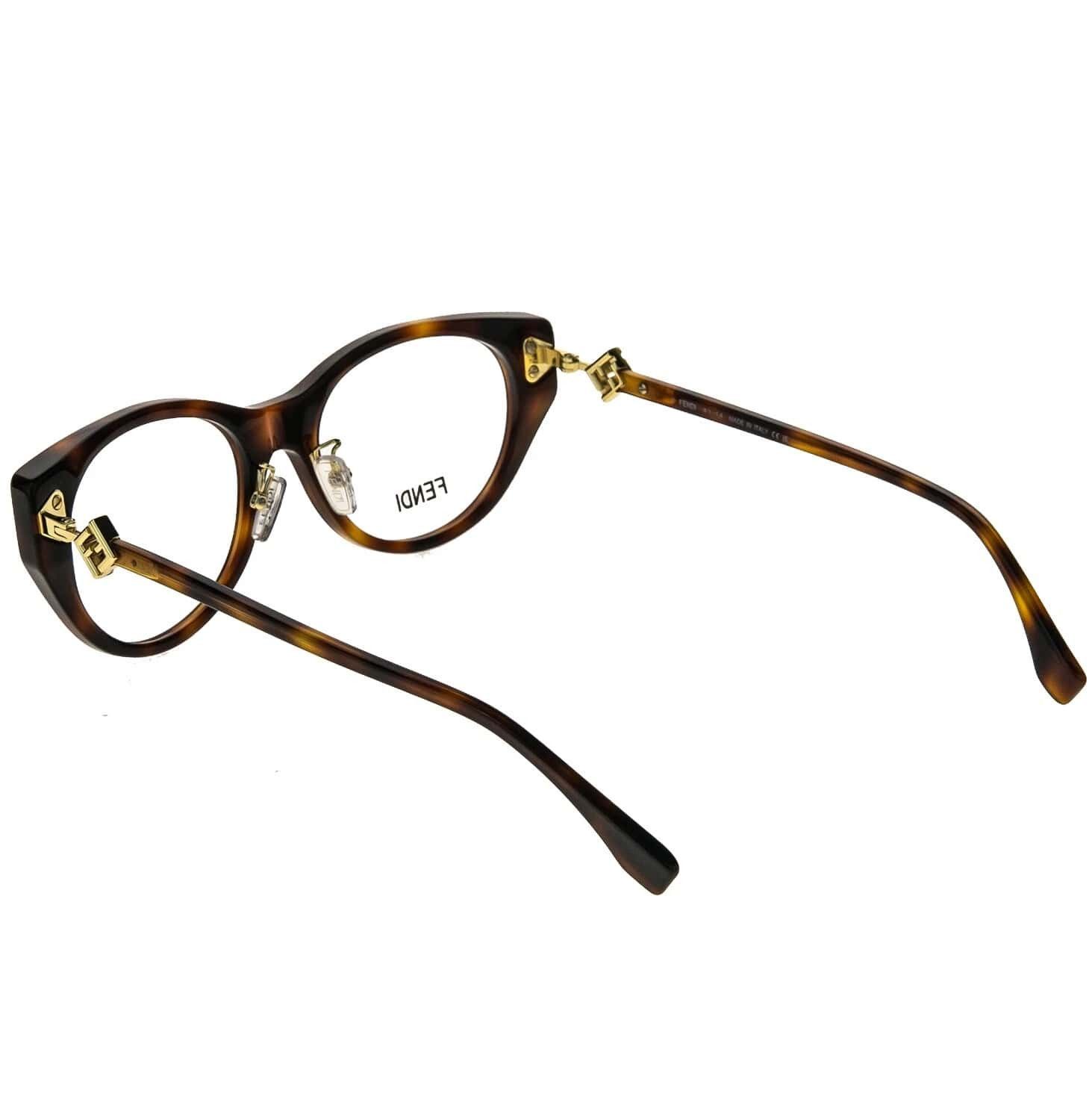Fendi FENDI DIAMONDS LOGO 50099 052 Brown Eyeglasses FE50099F 053 Size ONE SIZE - 7 Thumbnail
