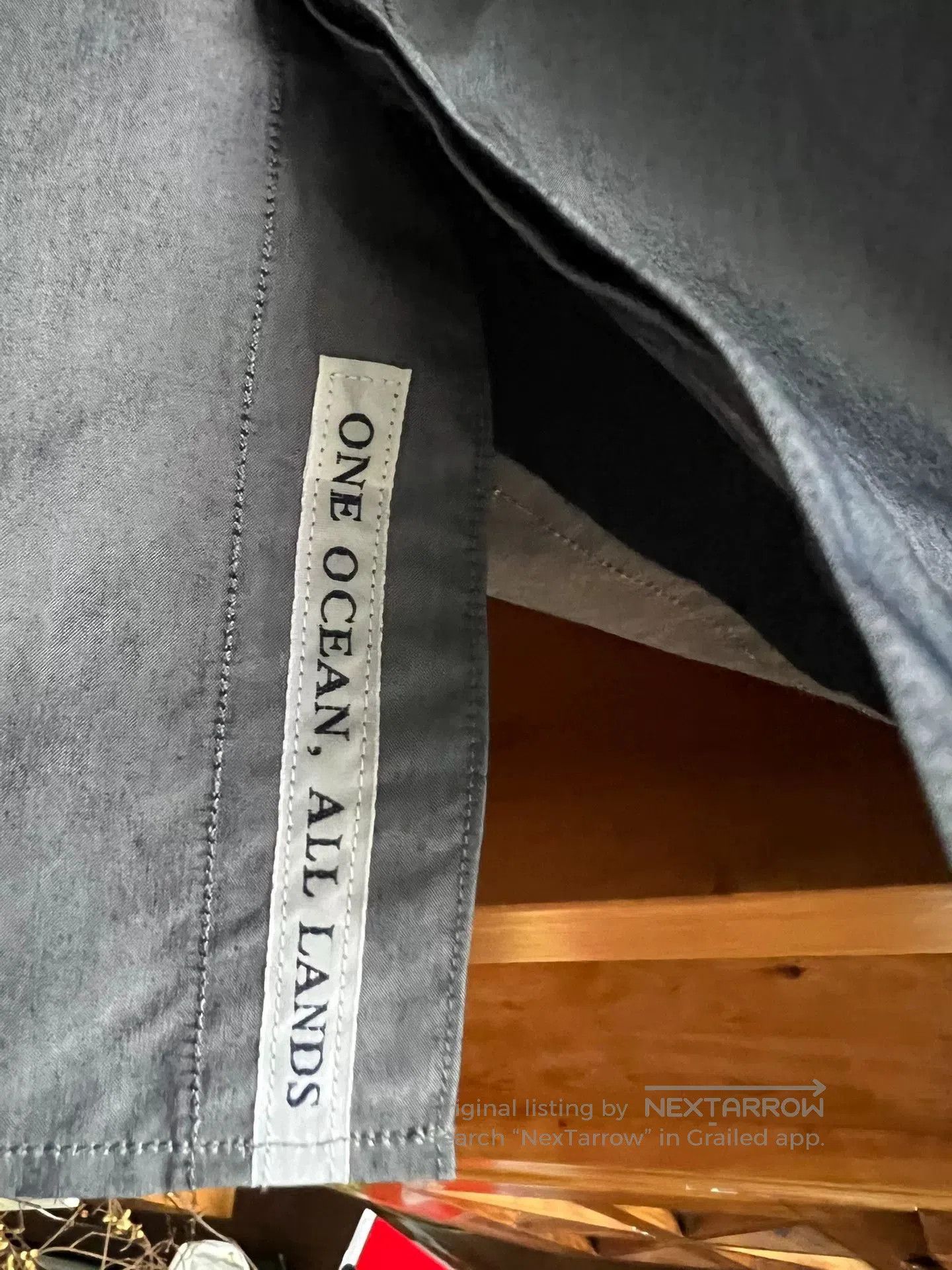 Nanamica gray blue short sleeve shirt for summer. Size US S / EU 44-46 / 1 - 9 Thumbnail