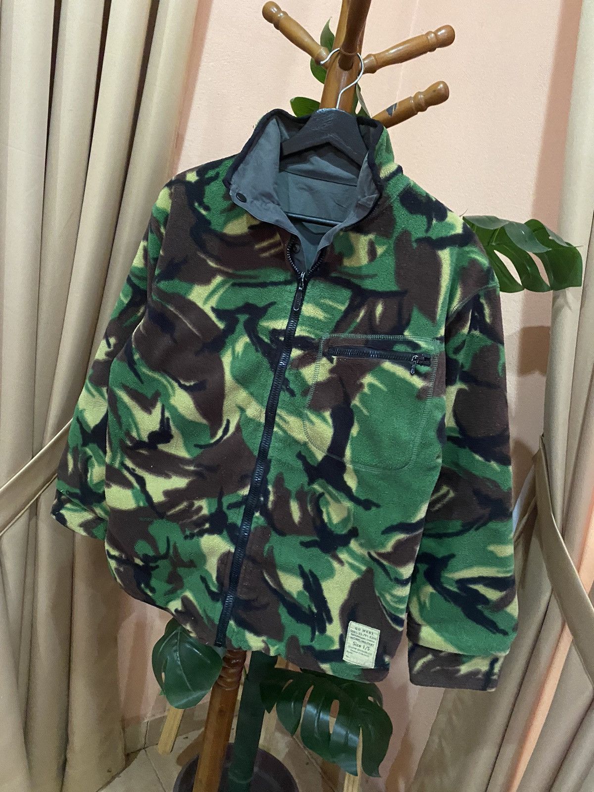 Japanese Brand GO WEST Reversible Camo Fleece Jacket Military-Inspired Size US M / EU 48-50 / 2 - 2 Thumbnail