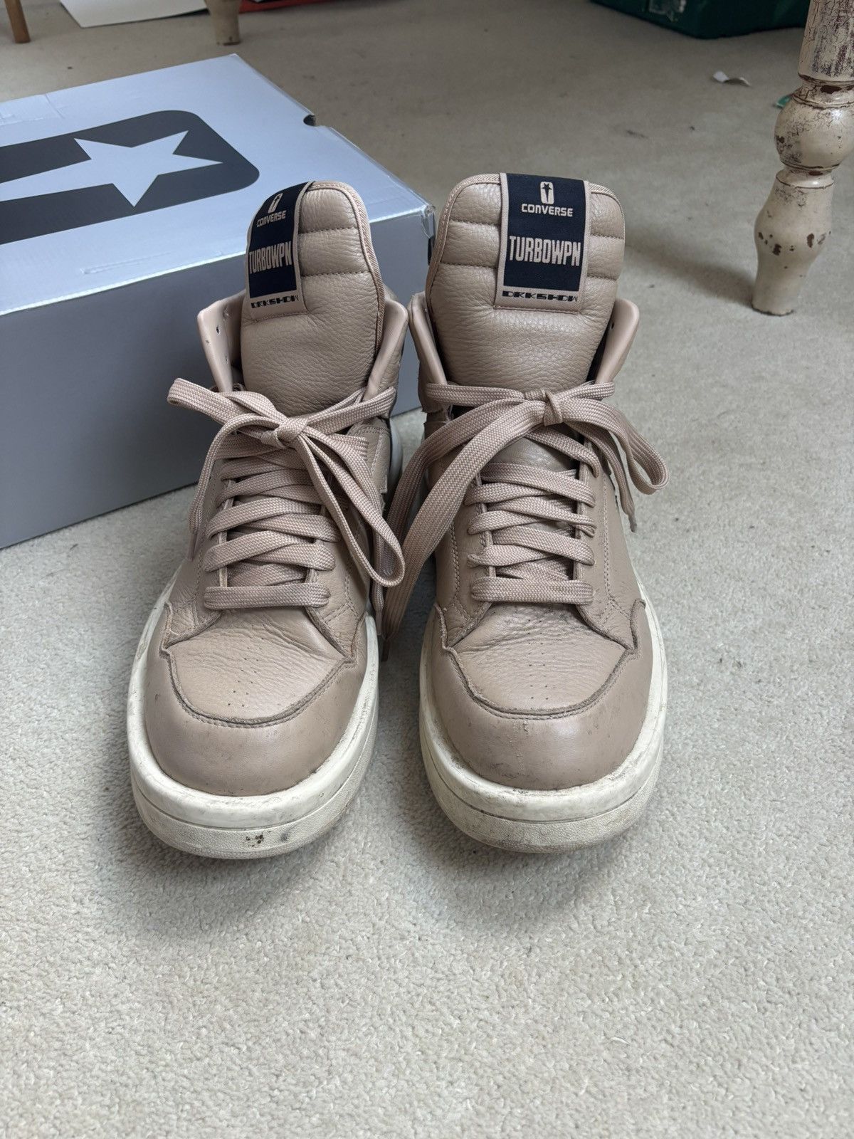 Converse × Rick Owens Drkshdw Rick Owens runners Size US 11.5 / EU 44-45 - 1 Thumbnail