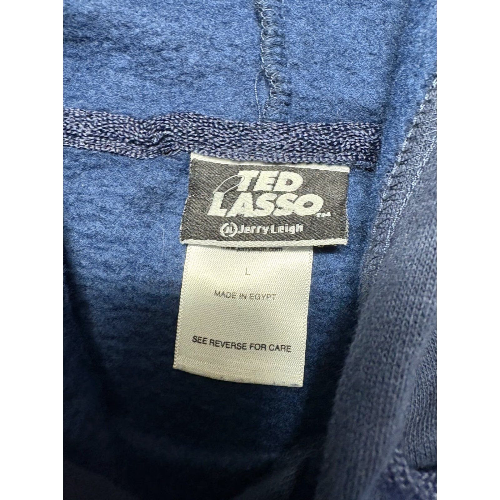 Tultex VINTAGE Ted Lasso Hoodie Men Large Blue Graphic Sweatshirt Pullover AFC Richmond Soccer Size US L / EU 52-54 / 3 - 7 Thumbnail